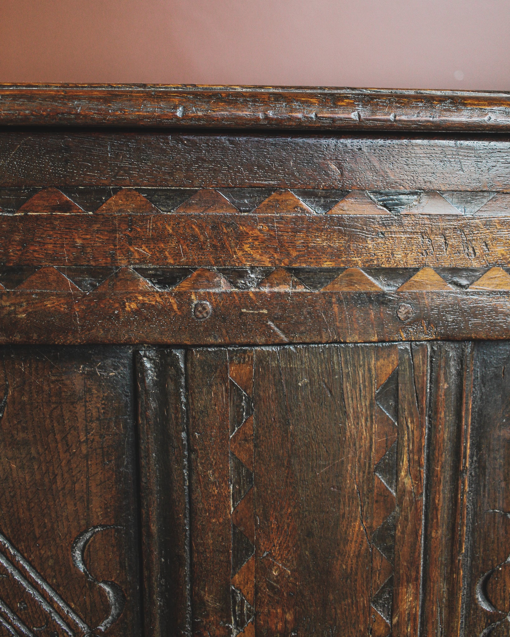 William and Mary Inlaid Coffer