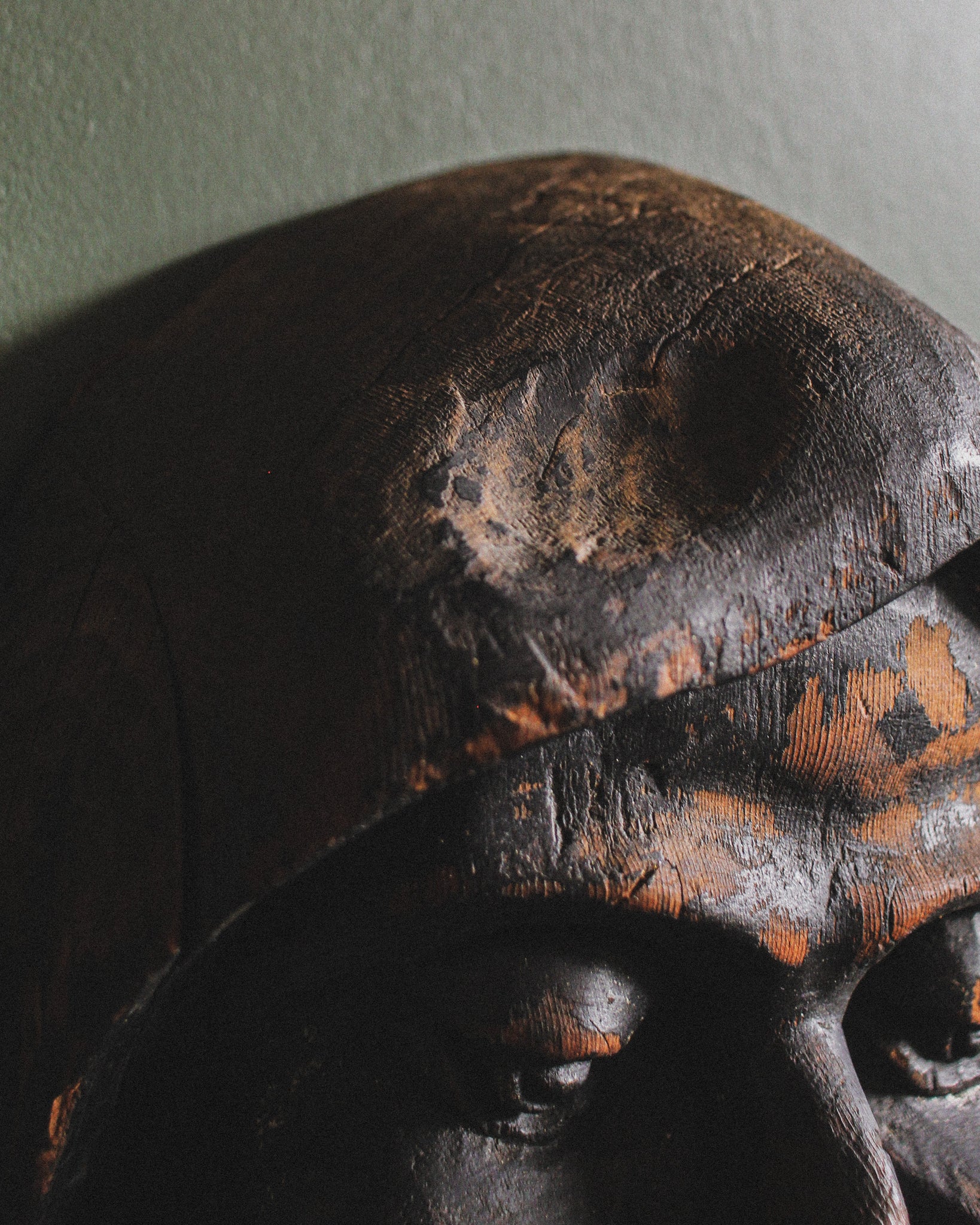 Large Grotesque Monk Hanging Carving