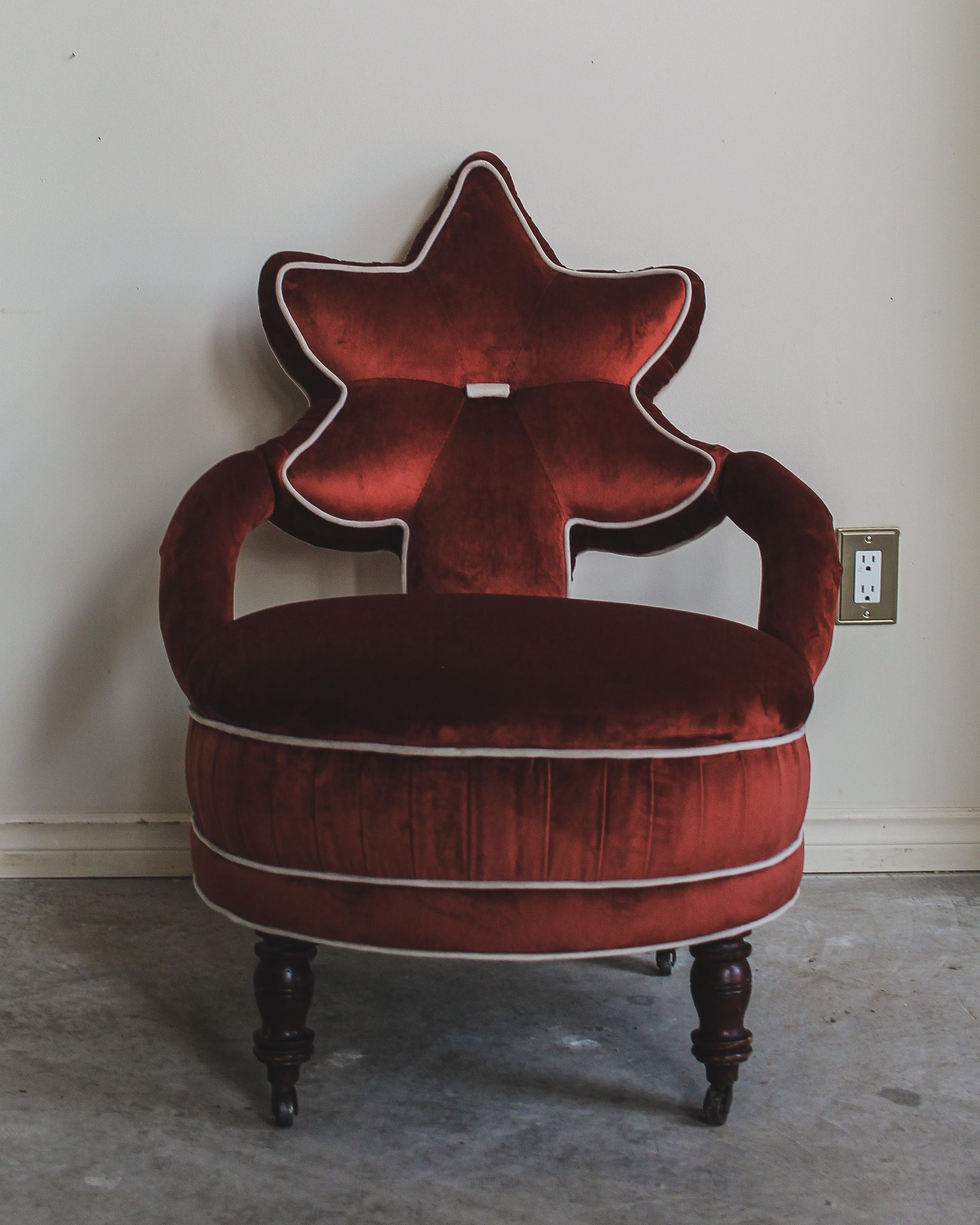 Star Shaped Wireback Chair