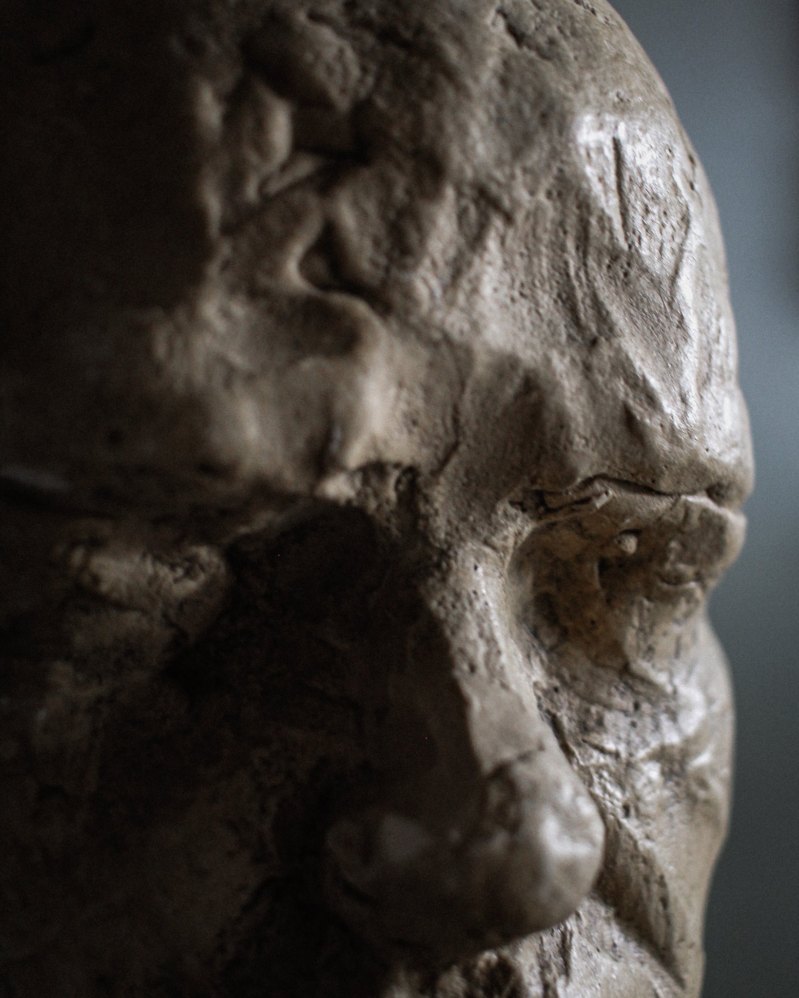 Plaster Bust on Stand, Nicholas Thompson