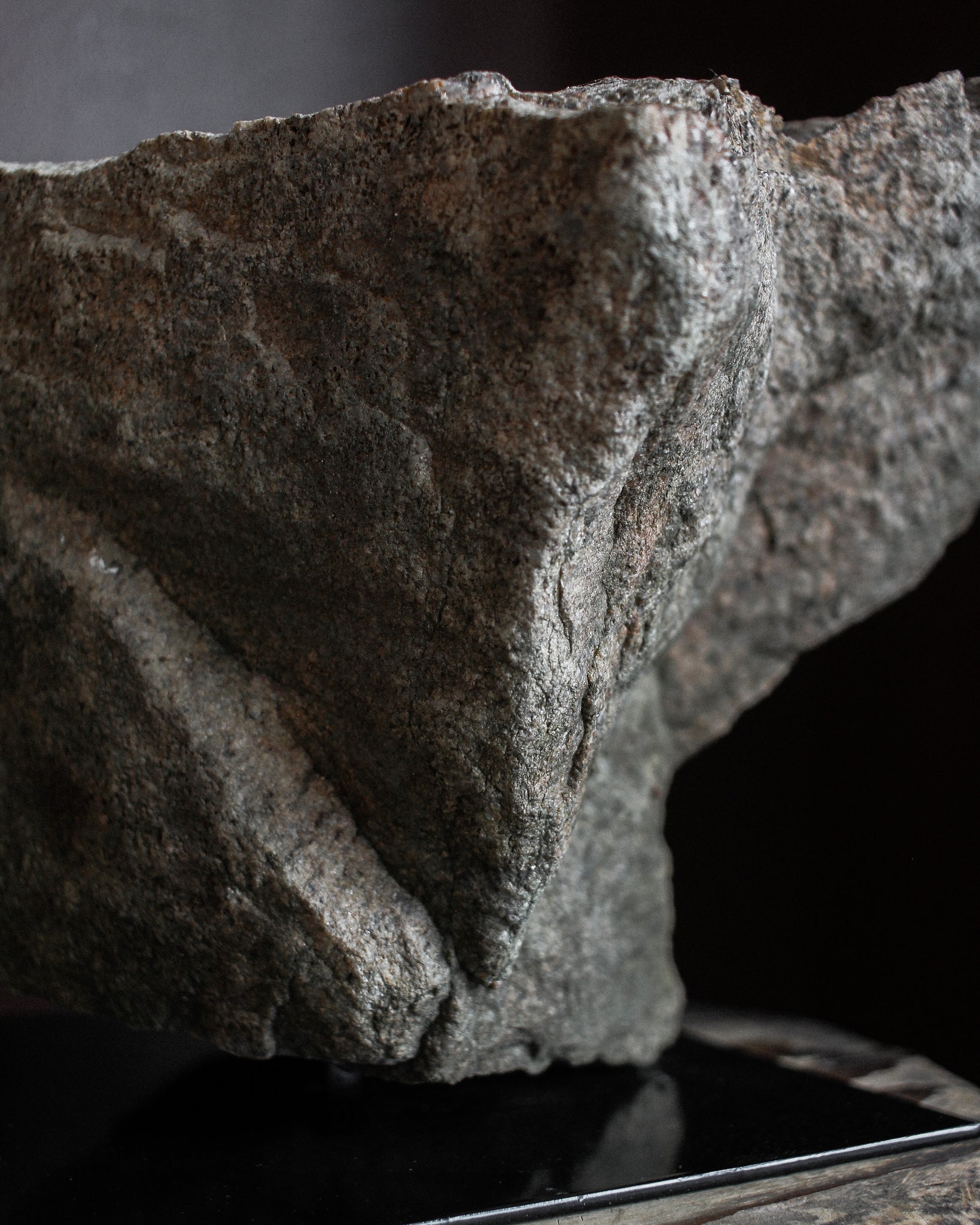 18th Century Rough Marble Architectural Fragment on Stand