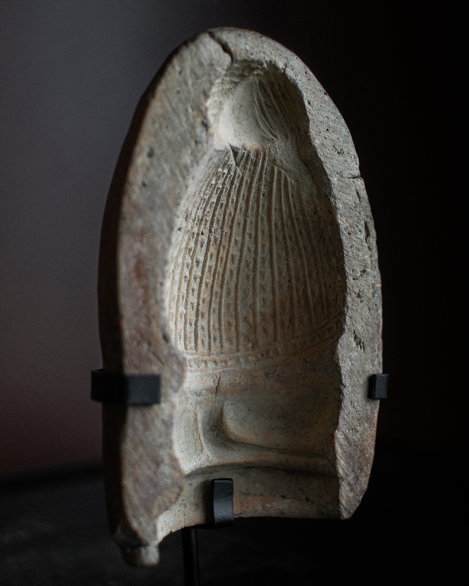 Ptolemaic Period Hapi Baboon Statuette Mold on Stand – gallery elder