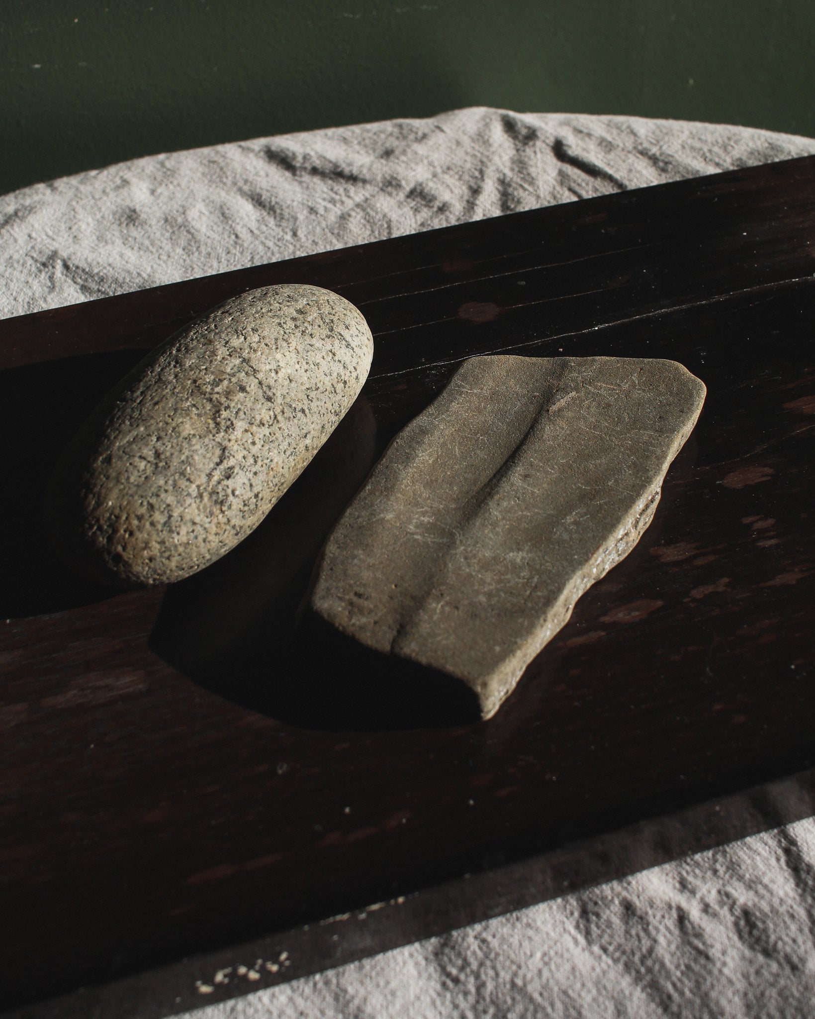 Archaic Period Mano and Metate Stone - I