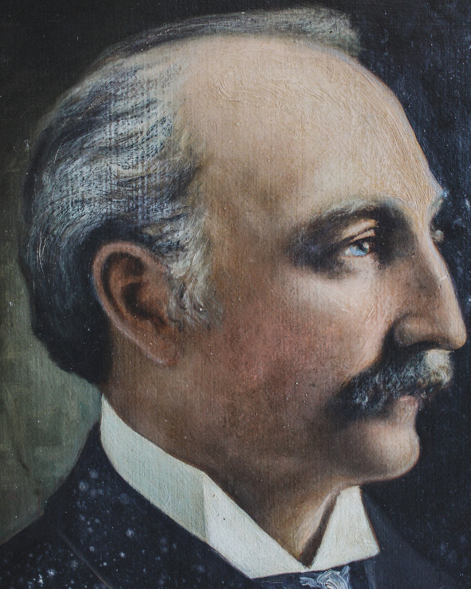 Double Sided Portrait on Panel