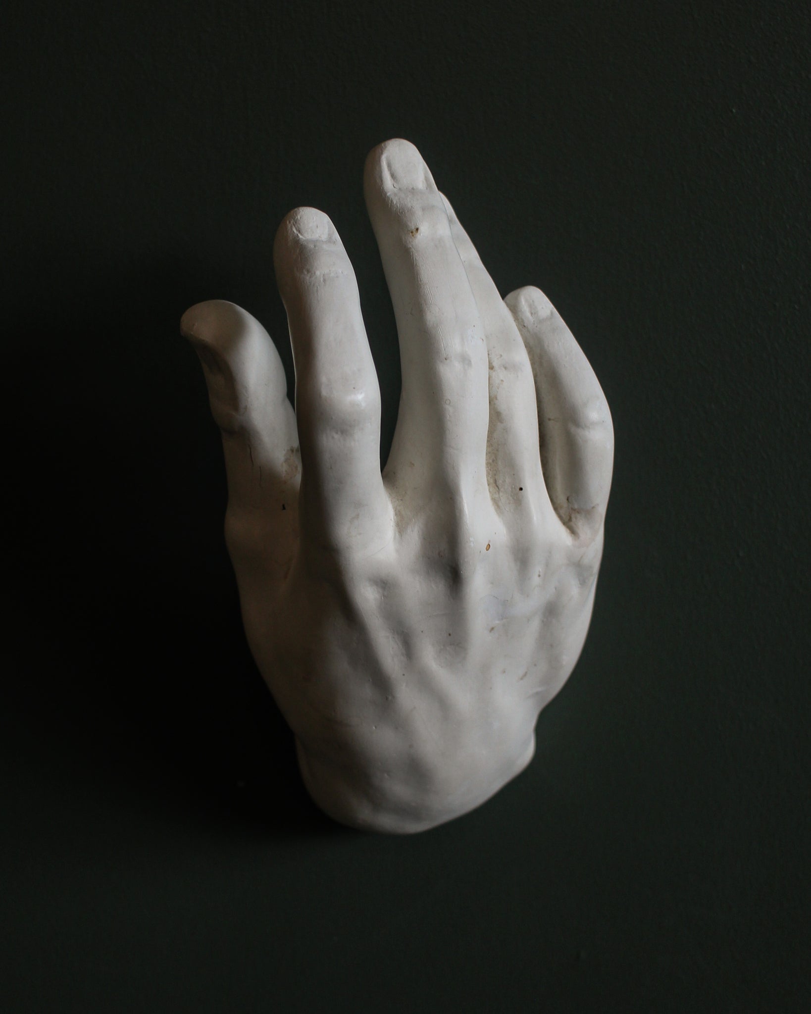 Plaster Hand Sculpture