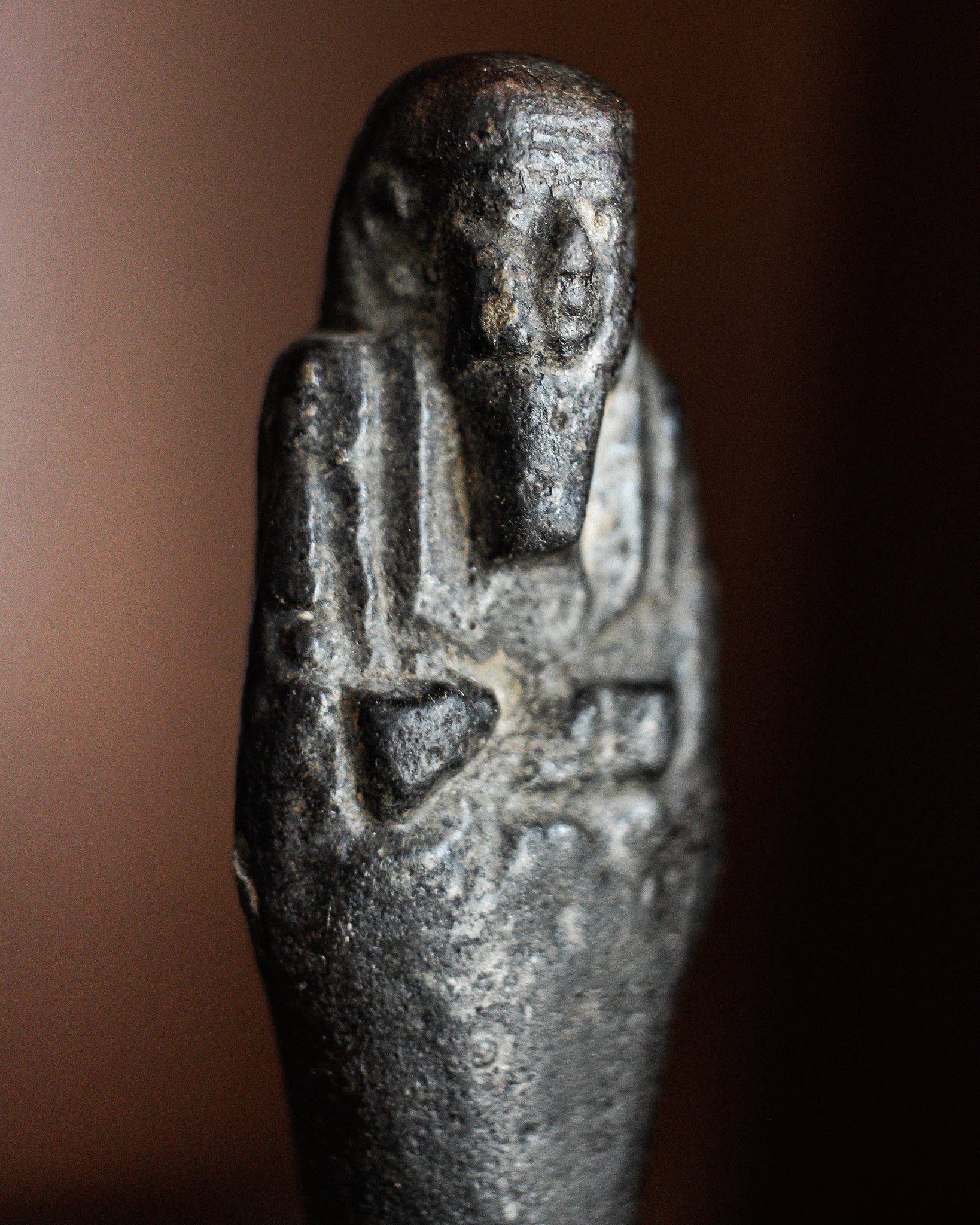 Black Basalt Late Period Egyptian Ushabti