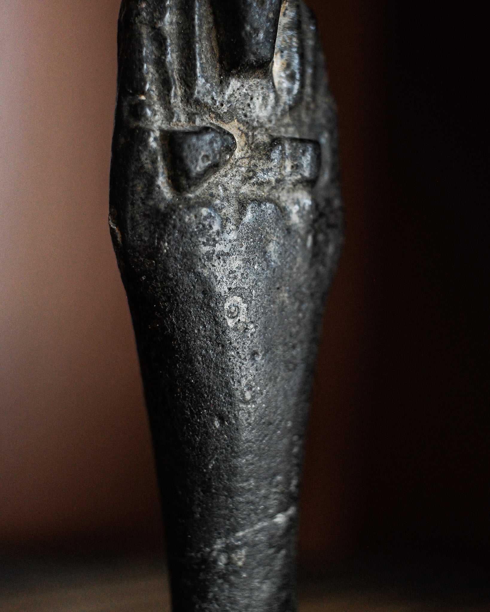 Black Basalt Late Period Egyptian Ushabti