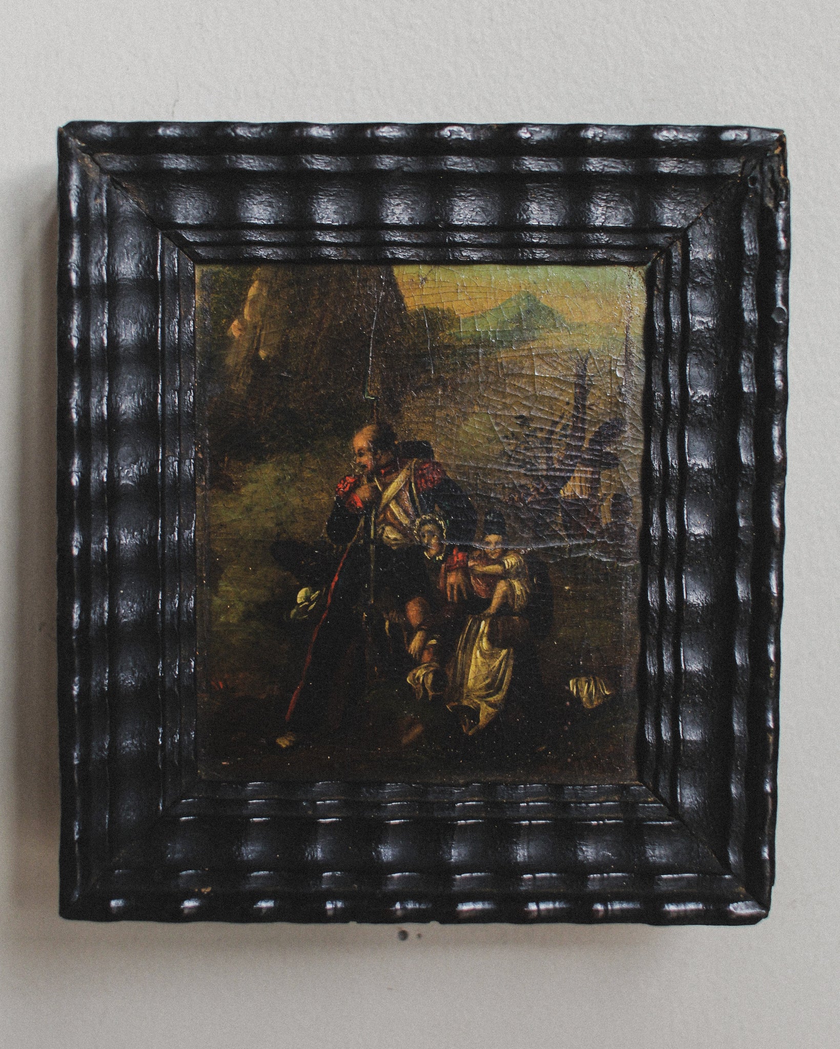 Napoleonic Scene, Oil on Board