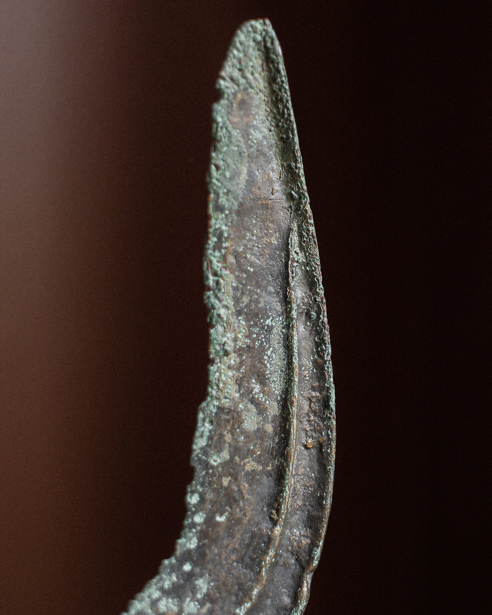 Druidic Ceremonial Golden Sickle Head
