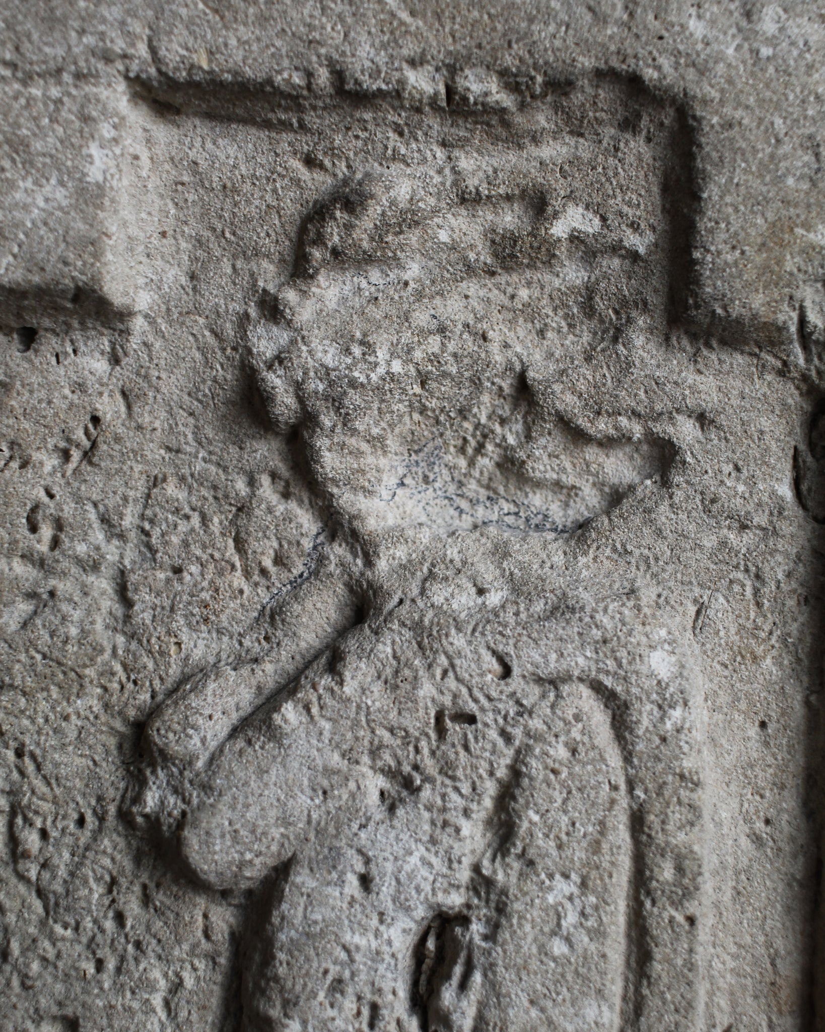 Roman Limestone Funerary Stele