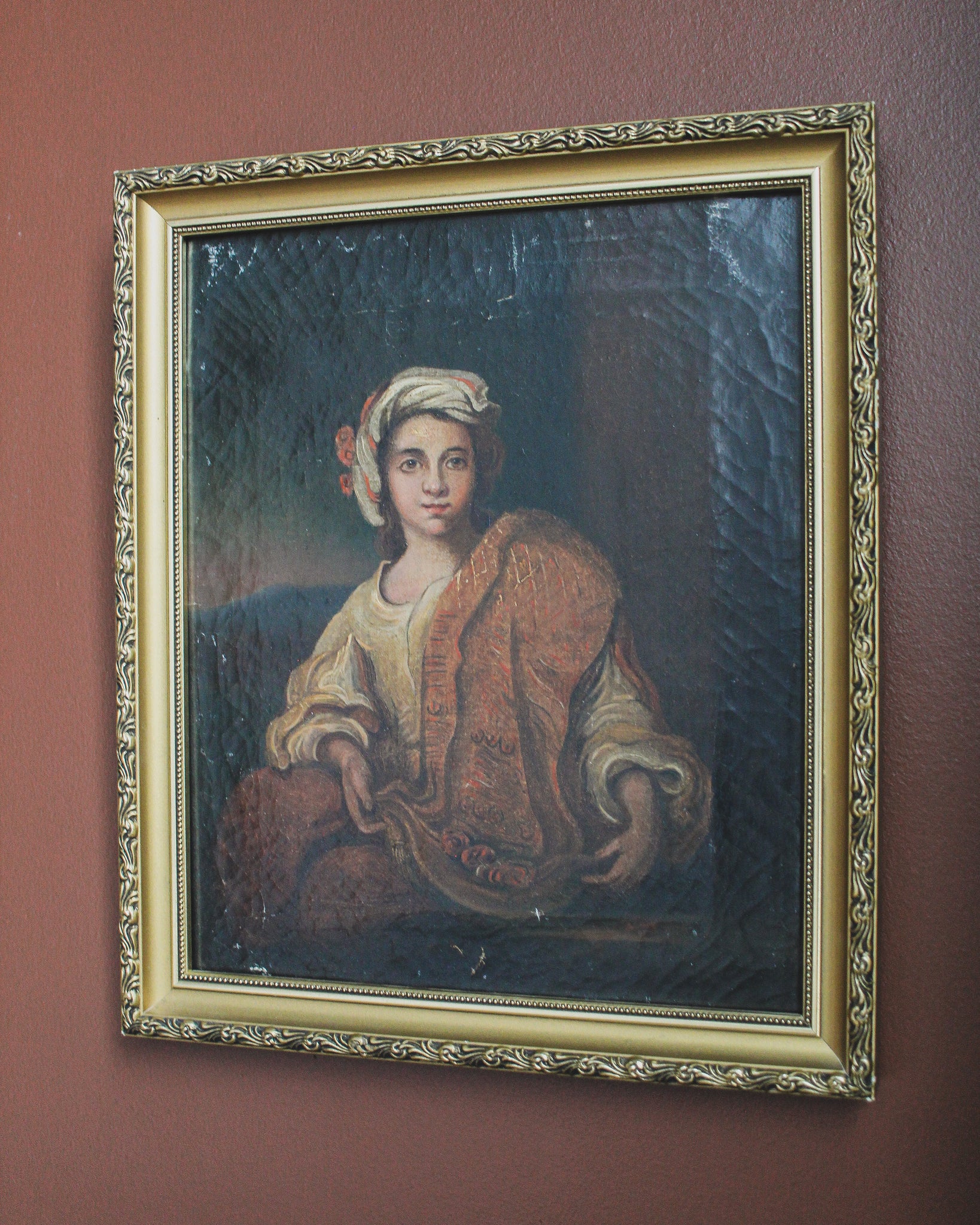 English School Portrait, Oil on Canvas