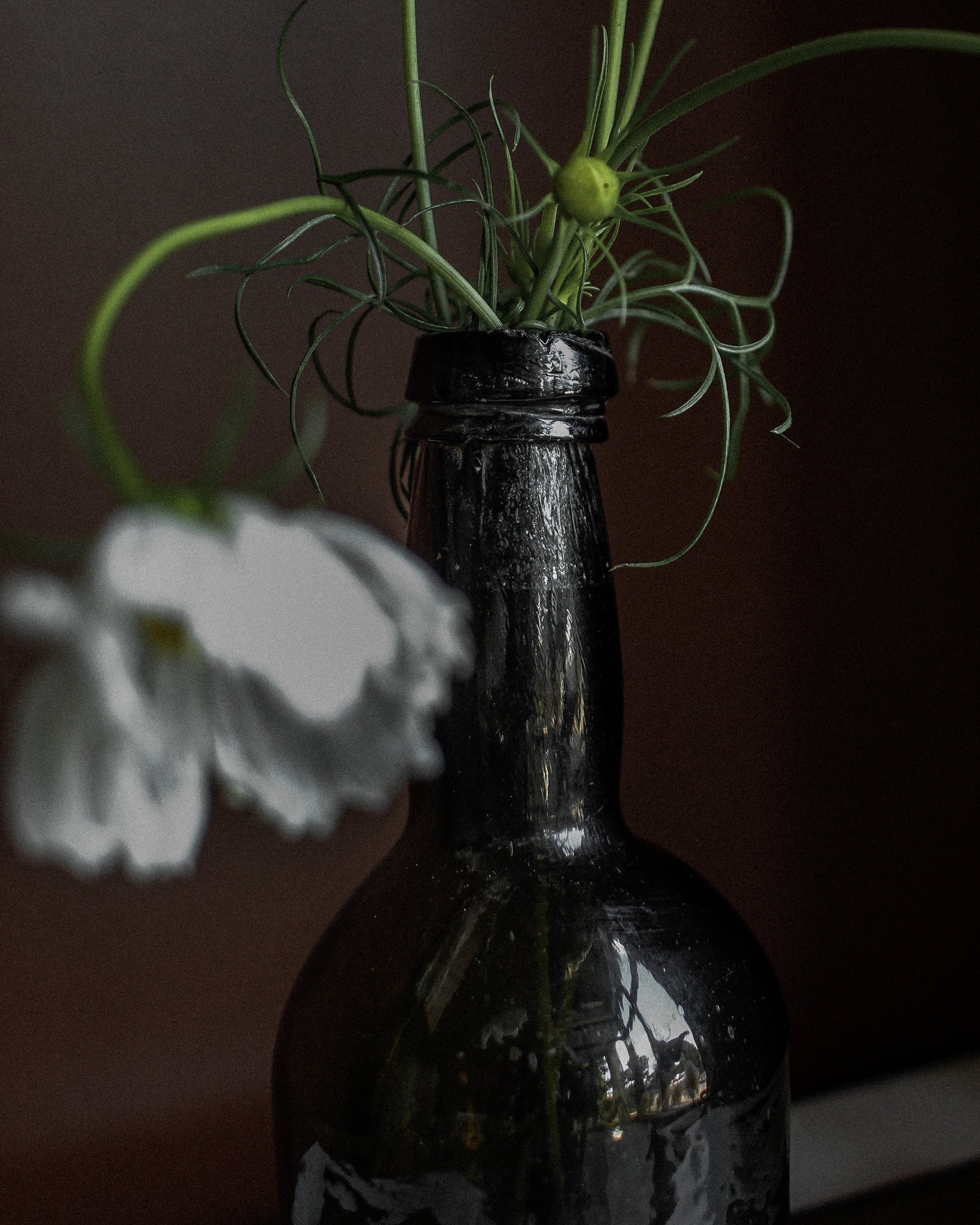 18th Century Mouth Blown Bottle
