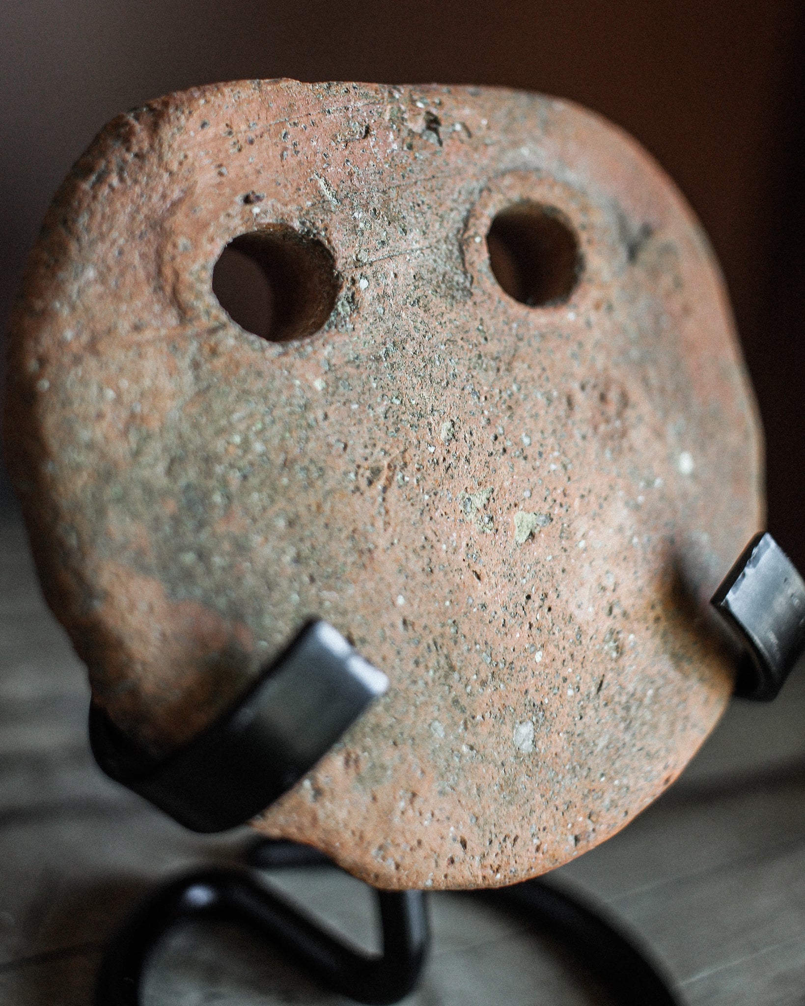 Pheonician Terracotta Fishing Weight on Stand - A