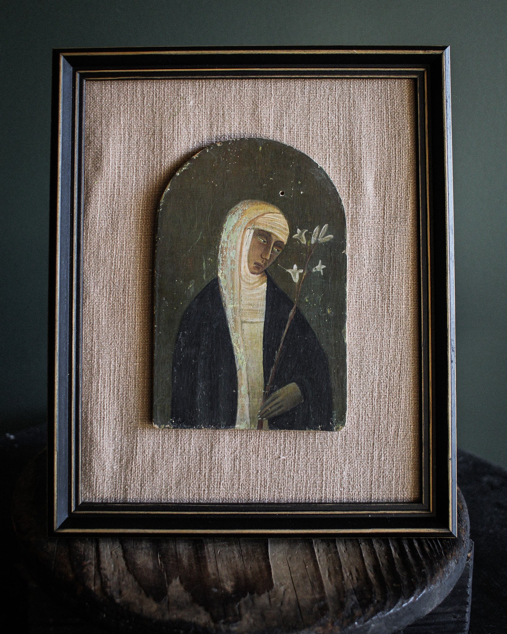Saint Catherine, Follower of Andrea Vanni, Tempera on Panel