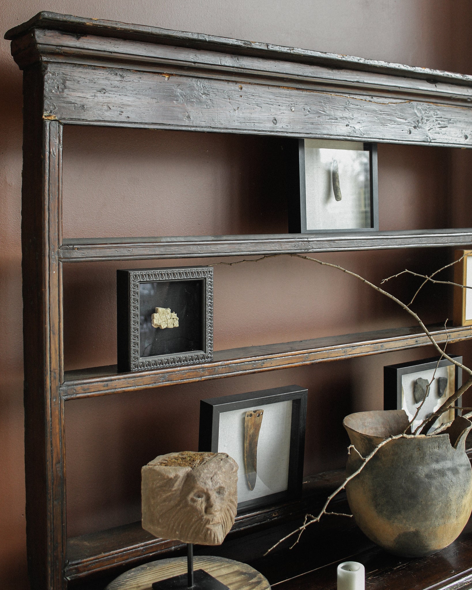 Early George I Dresser with Plate Rack