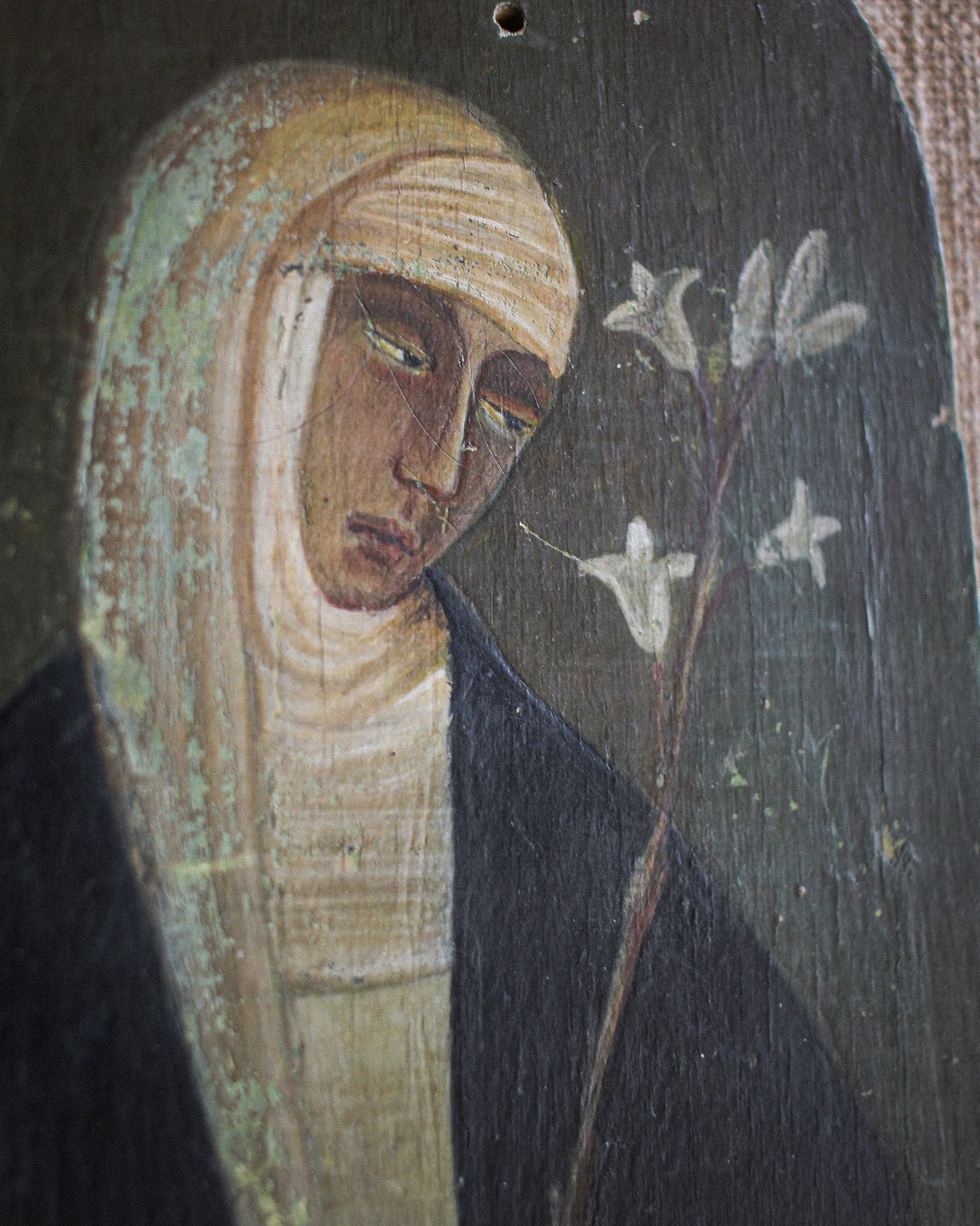 Saint Catherine, Follower of Andrea Vanni, Tempera on Panel