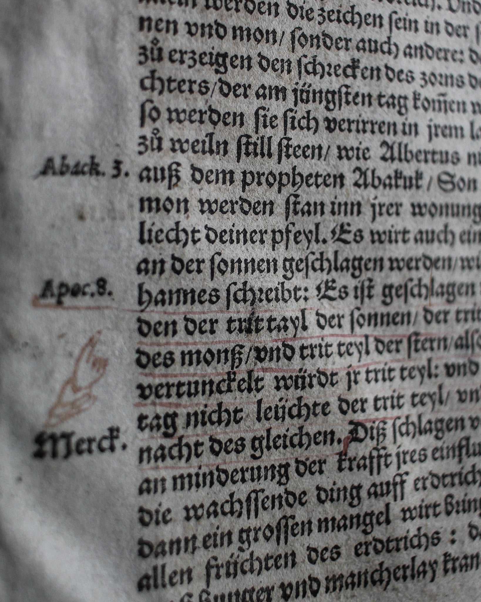 16th Century Bible Leaf with Graffito Annotations