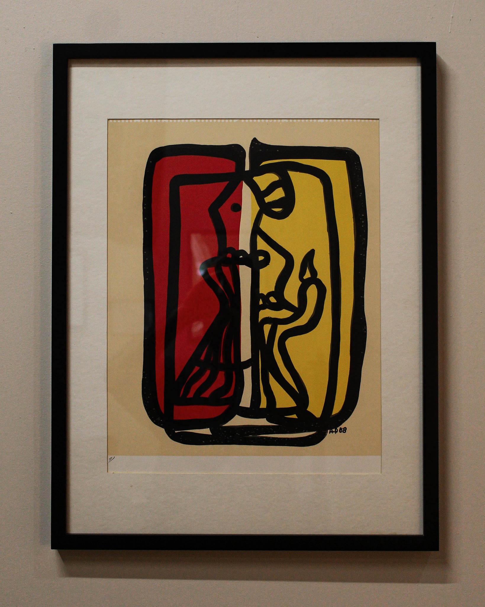 “Untitled”, 1958 - Amelia Peláez, Gouache on Paper