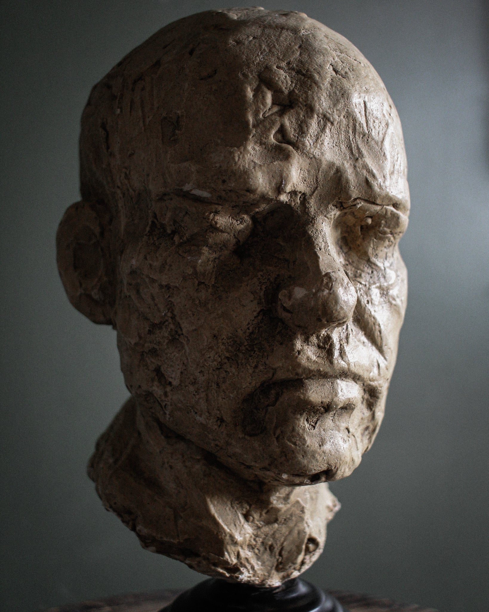 Plaster Bust on Stand, Nicholas Thompson