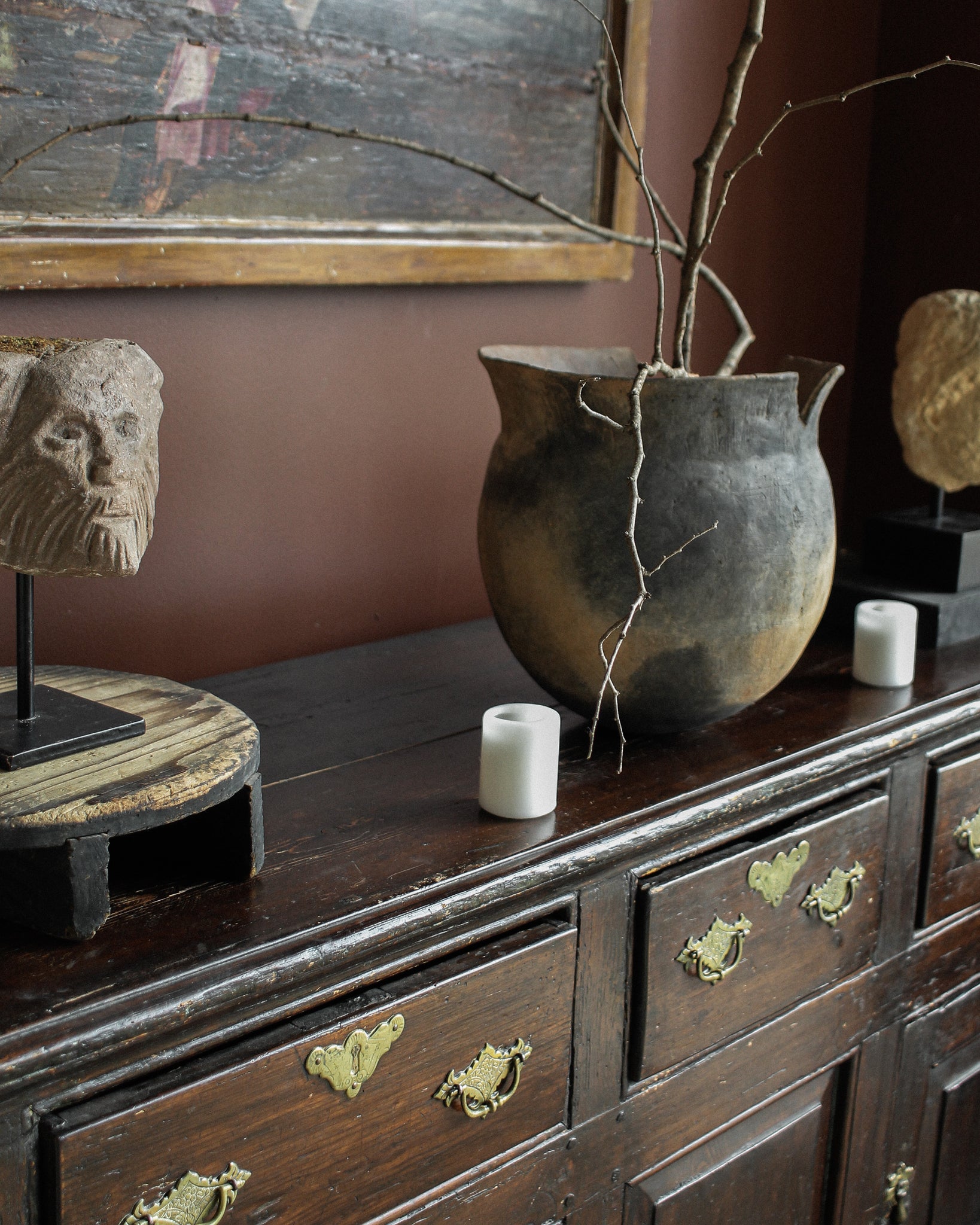 Early George I Dresser with Plate Rack