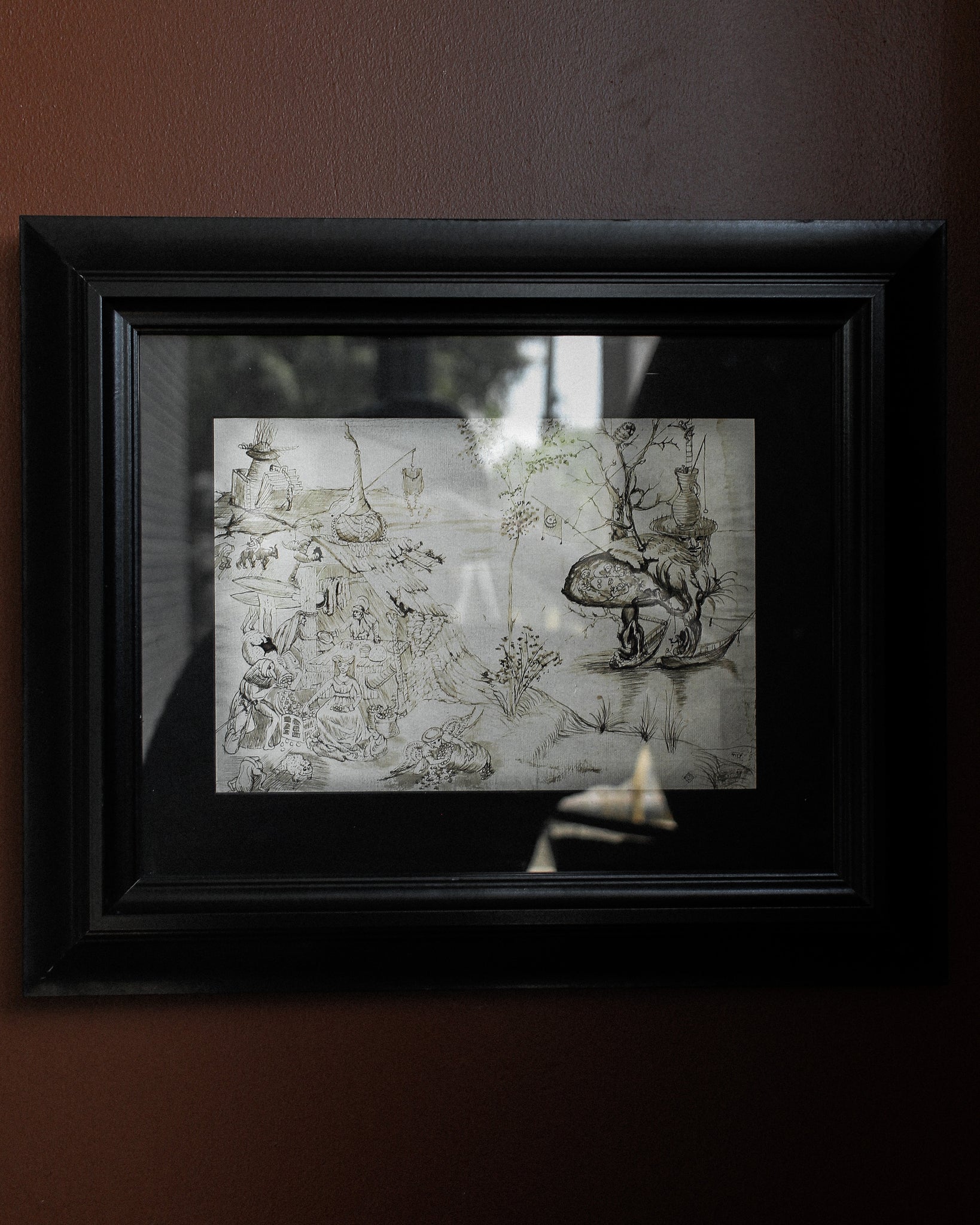 Preparatory Sketch, Studio of Hieronymus Bosch, Ink on Paper, Late 15th Century