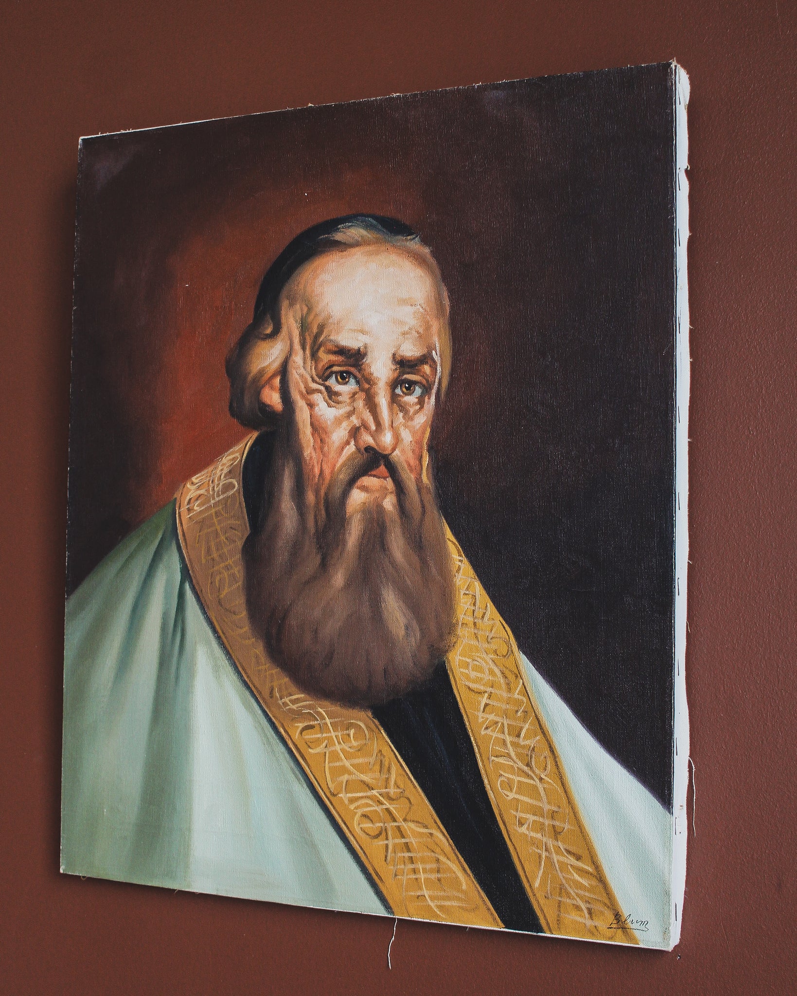 Religious Man, Oil on Canvas