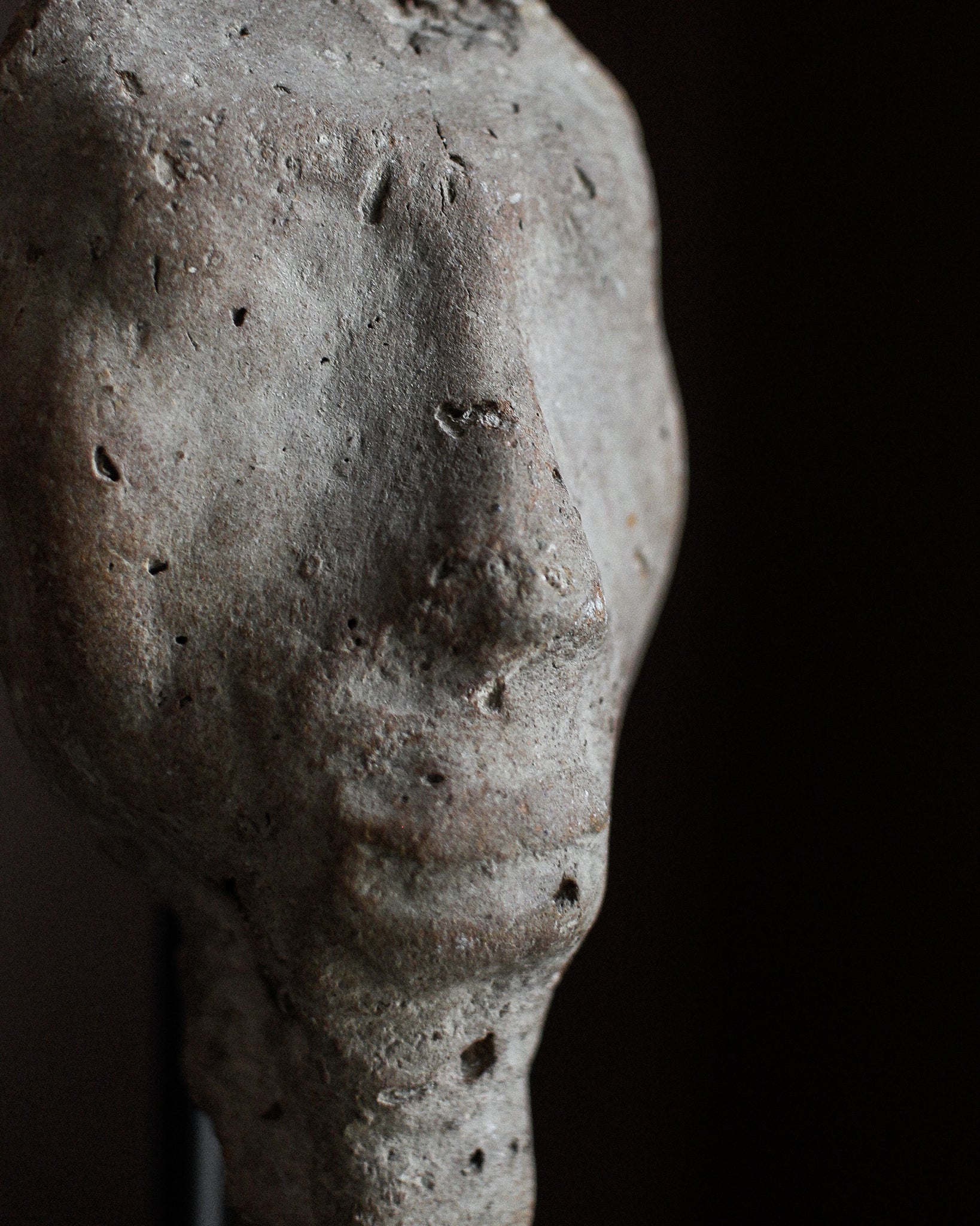 New Kingdom Pharaonic Head on Stand