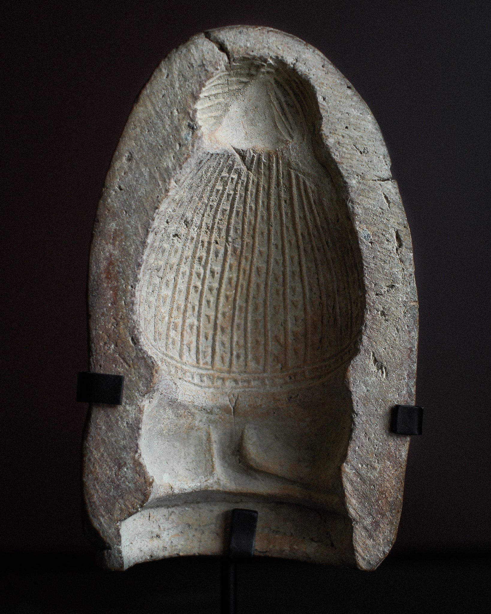 Ptolemaic Period Hapi Baboon Statuette Mold on Stand – gallery elder