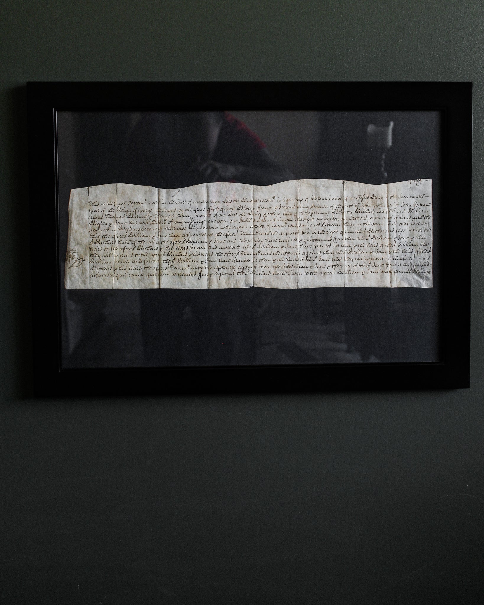 Vellum Indenture, County of Kent Land Transfer, 1743