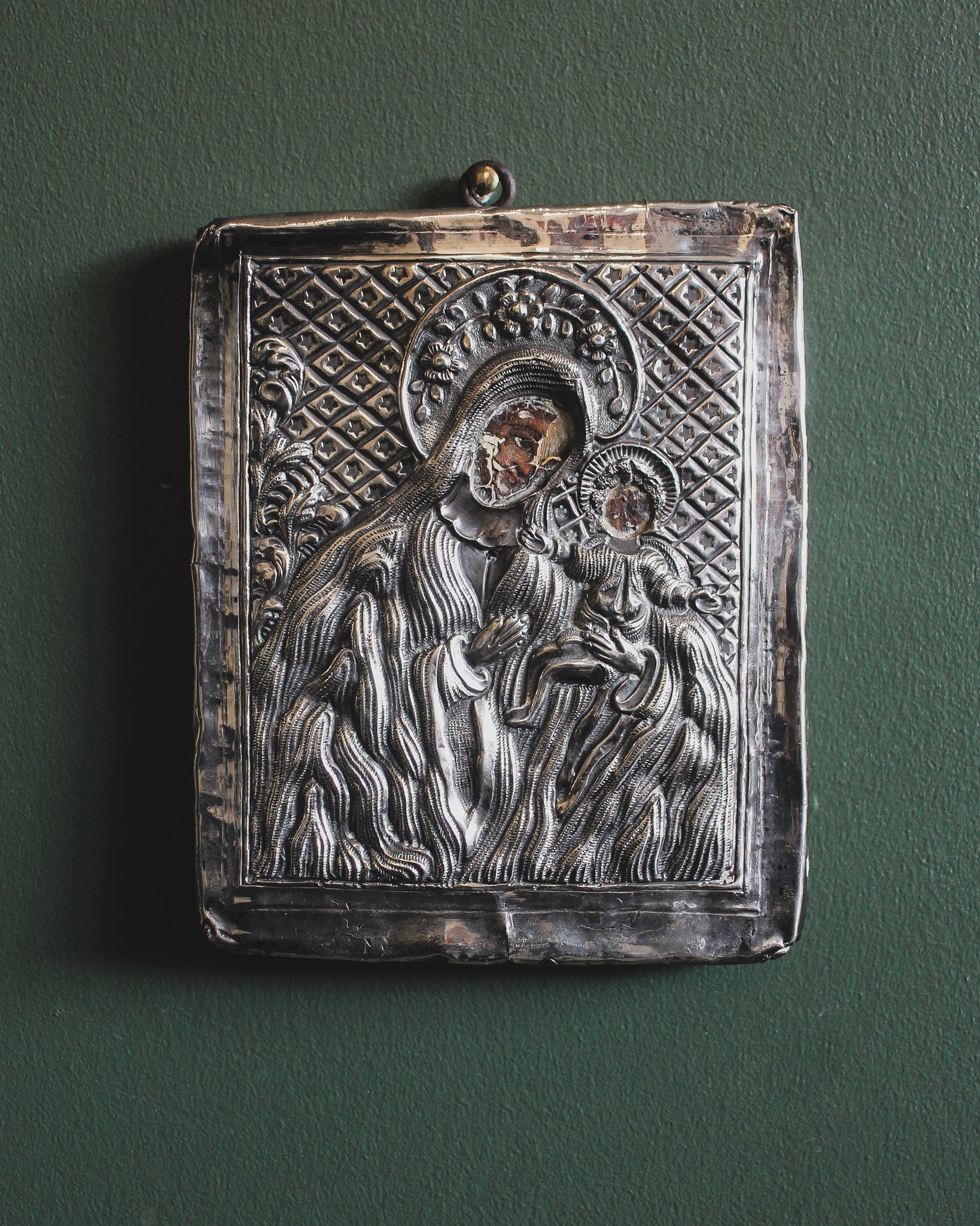 Silver Covered Icon