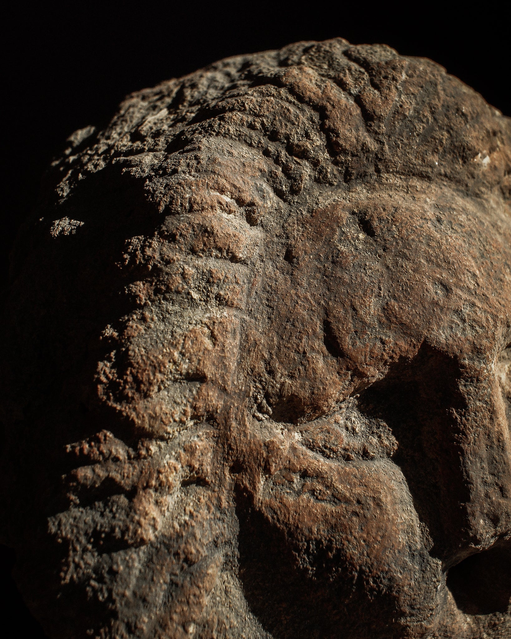 14th Century Sun God Helios Sandstone Fountain End on Stand