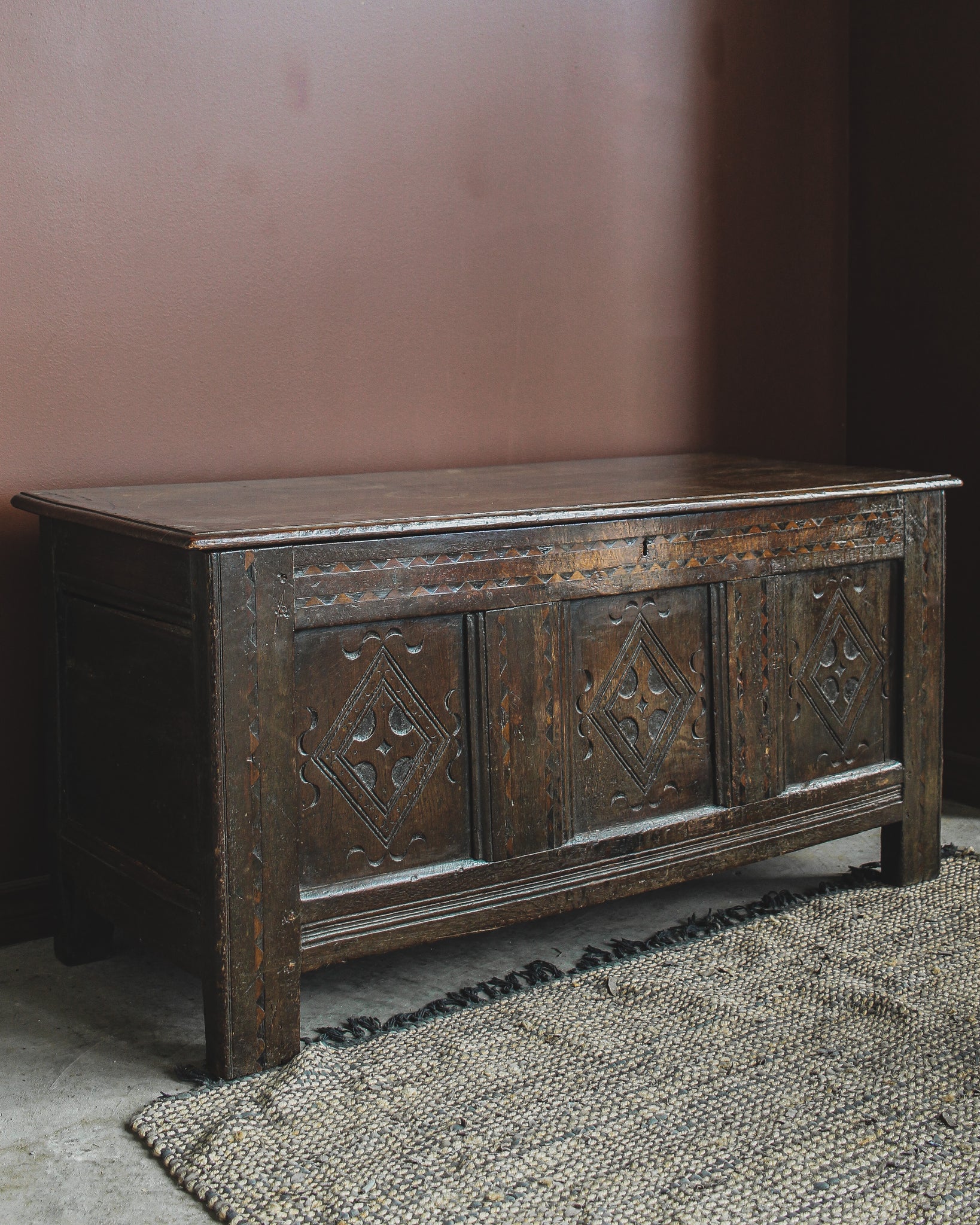 William and Mary Inlaid Coffer