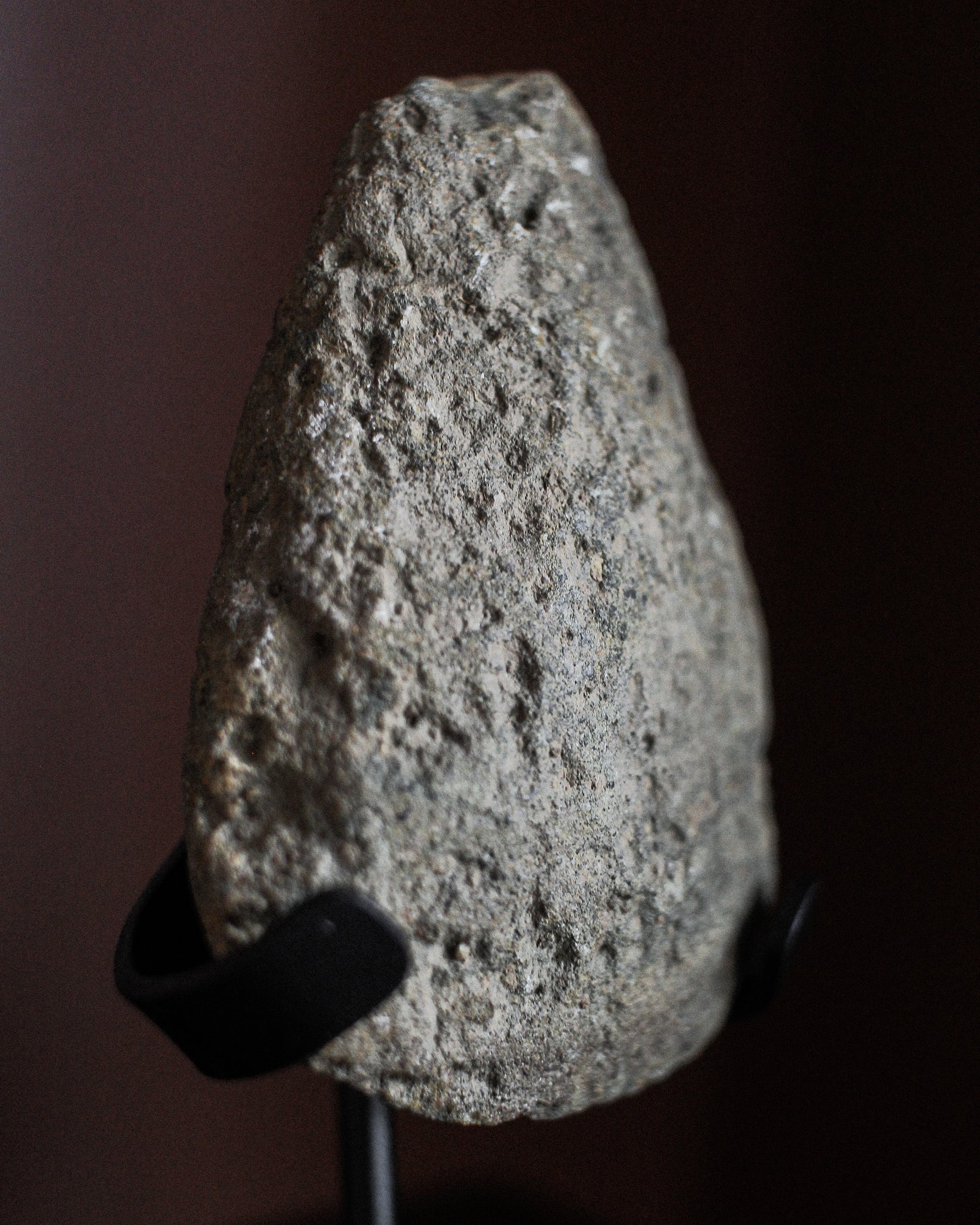 Neolithic Yorkshire Pecked Axe Head on Stand