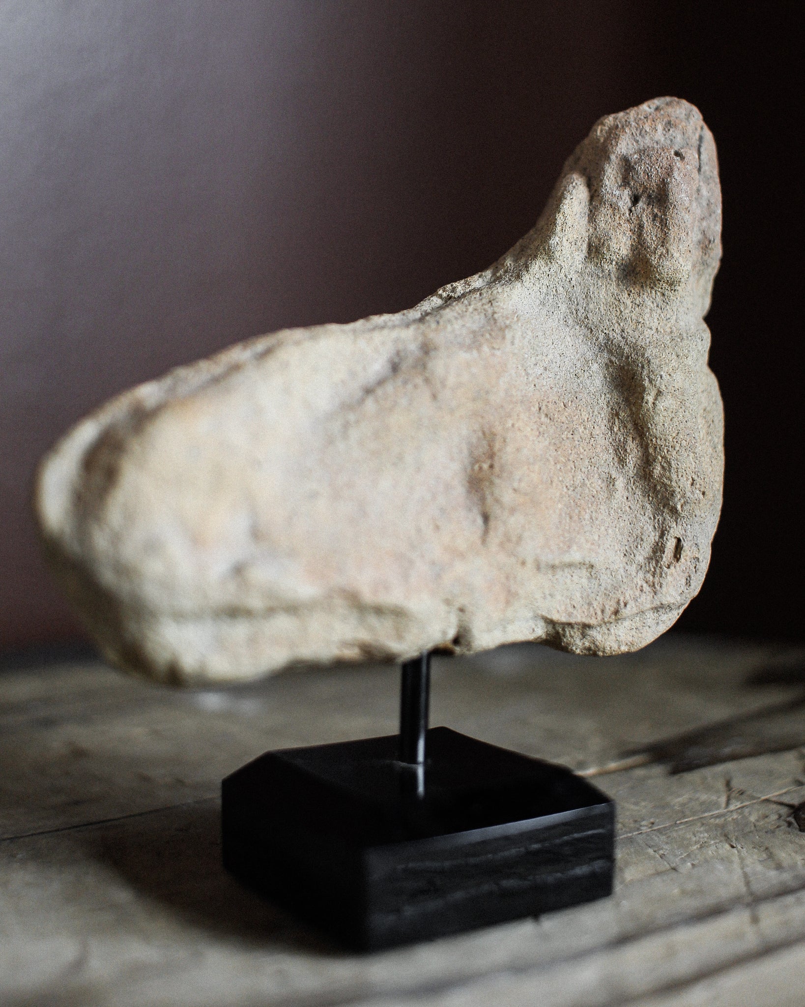 Parthian Reclining Terracotta Figure on Stand