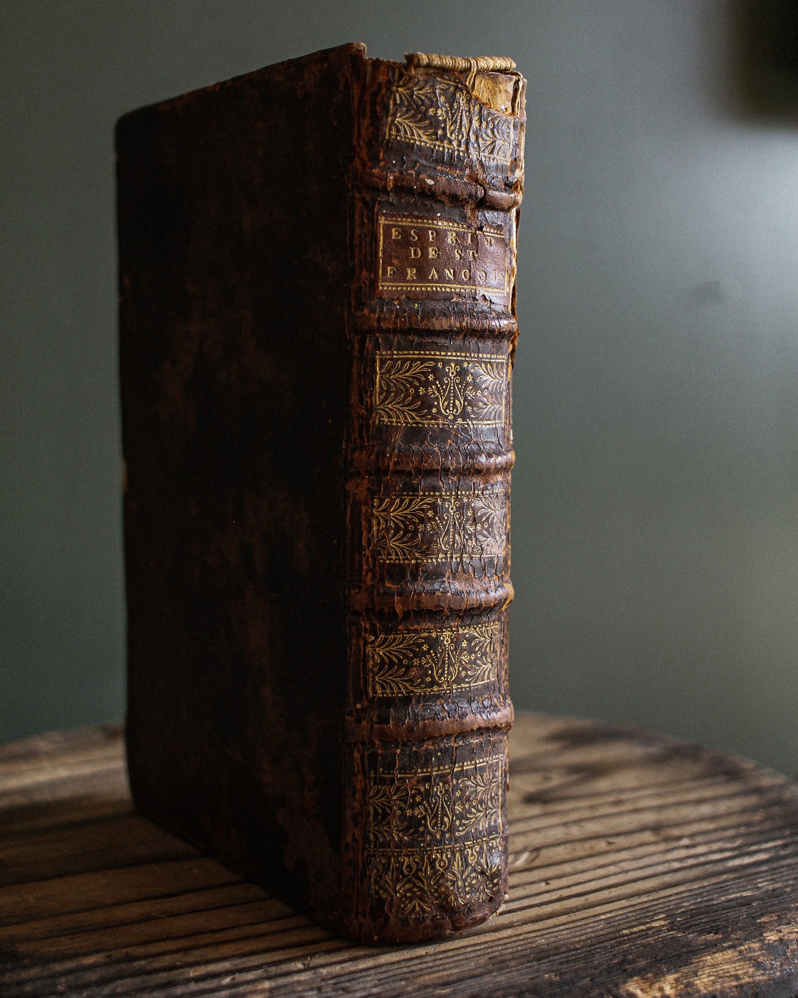 The Spirit of Saint Francis, Leather and Gilt Bound, 1731