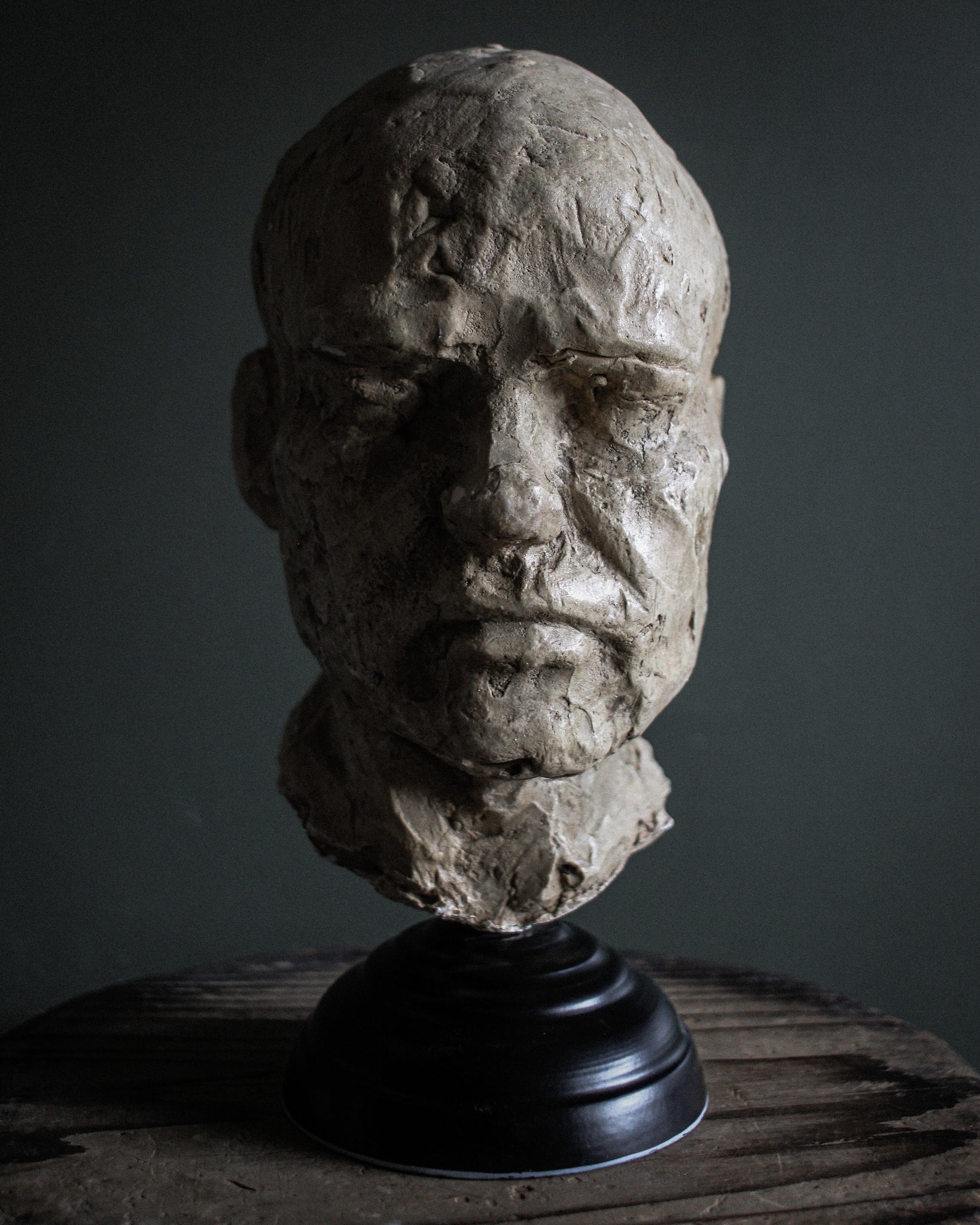 Plaster Bust on Stand, Nicholas Thompson