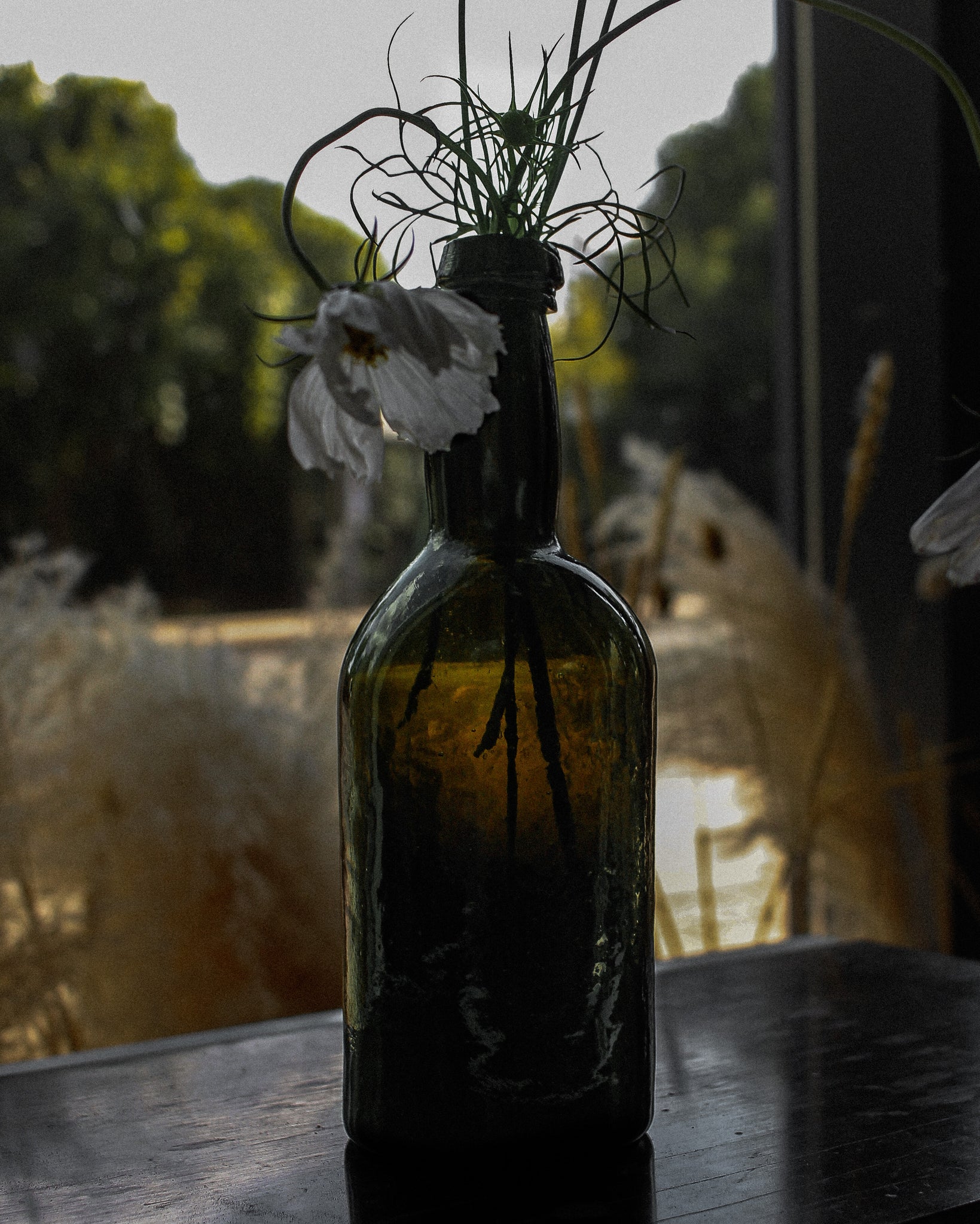 18th Century Mouth Blown Bottle
