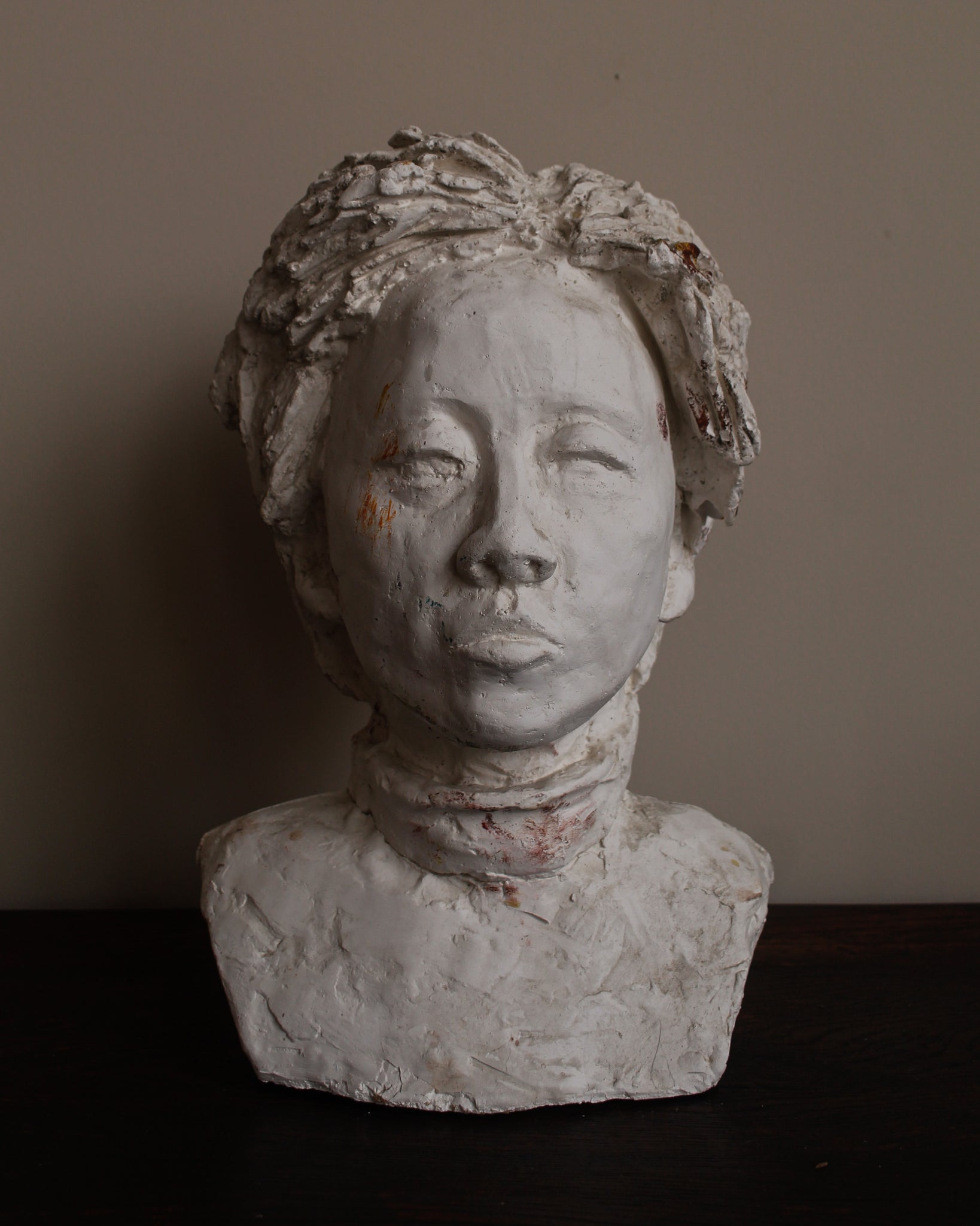 Naive Plaster Bust
