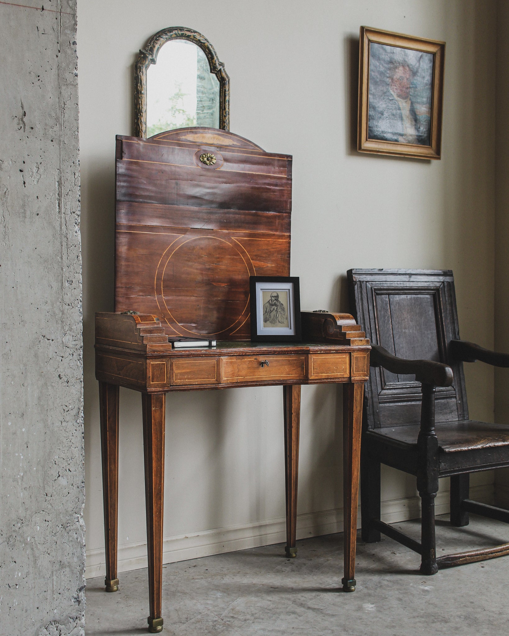 Bonheur Du Jour Desk with Secret Compartments