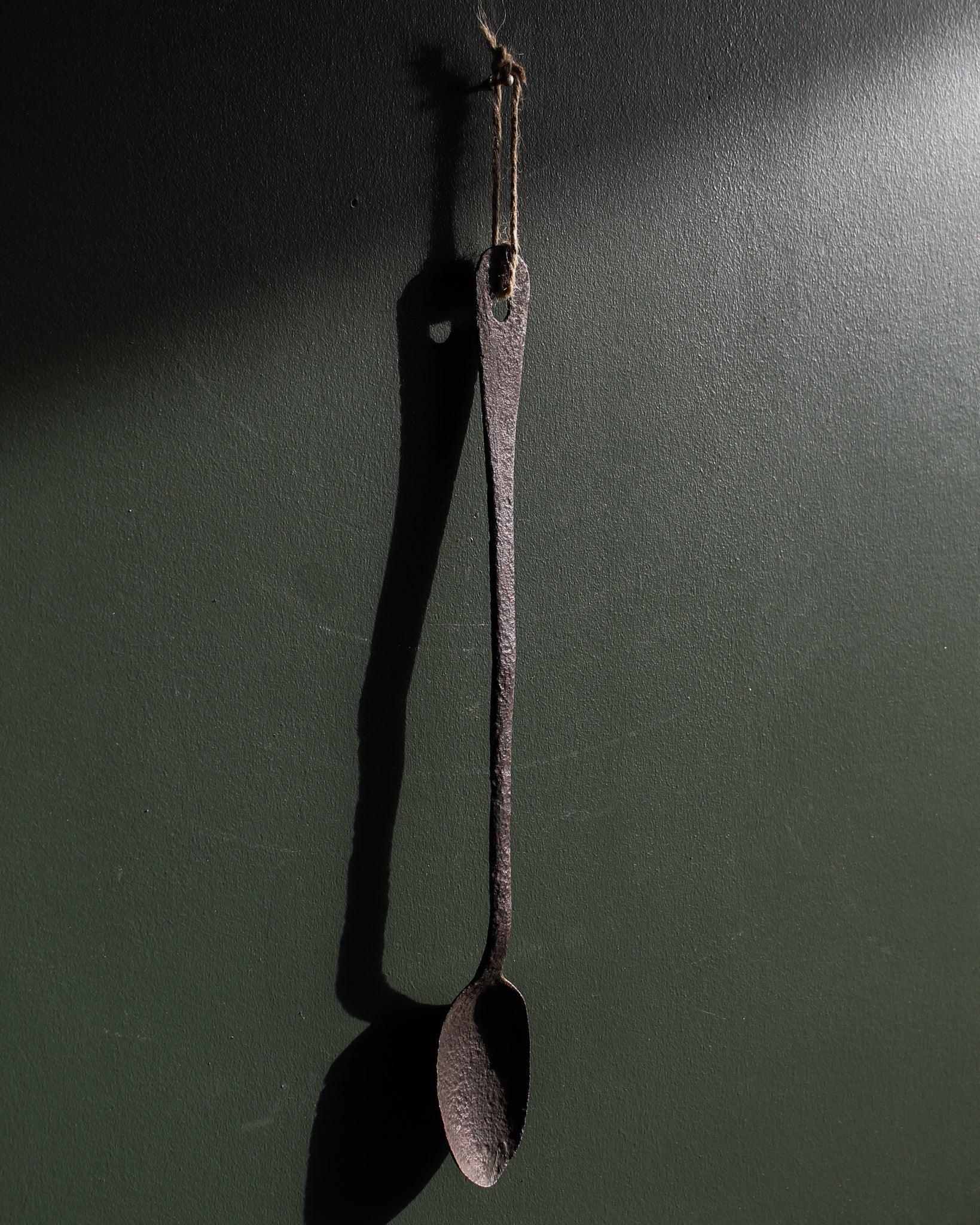 Forged Iron Spoon