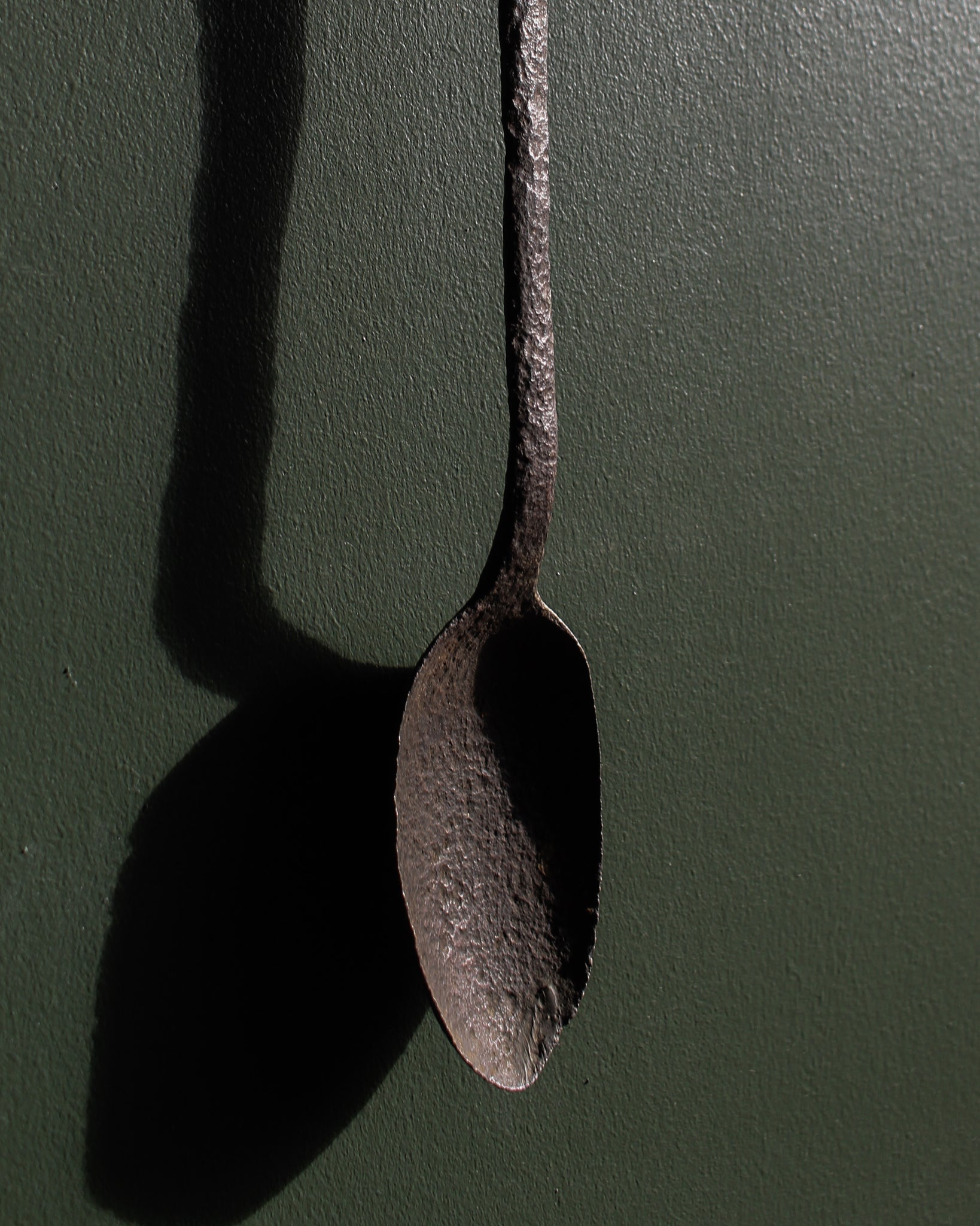 Forged Iron Spoon