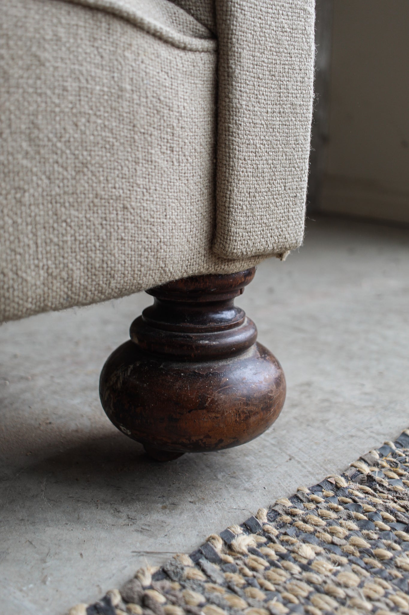 19th Century English Chesterfield Sofa