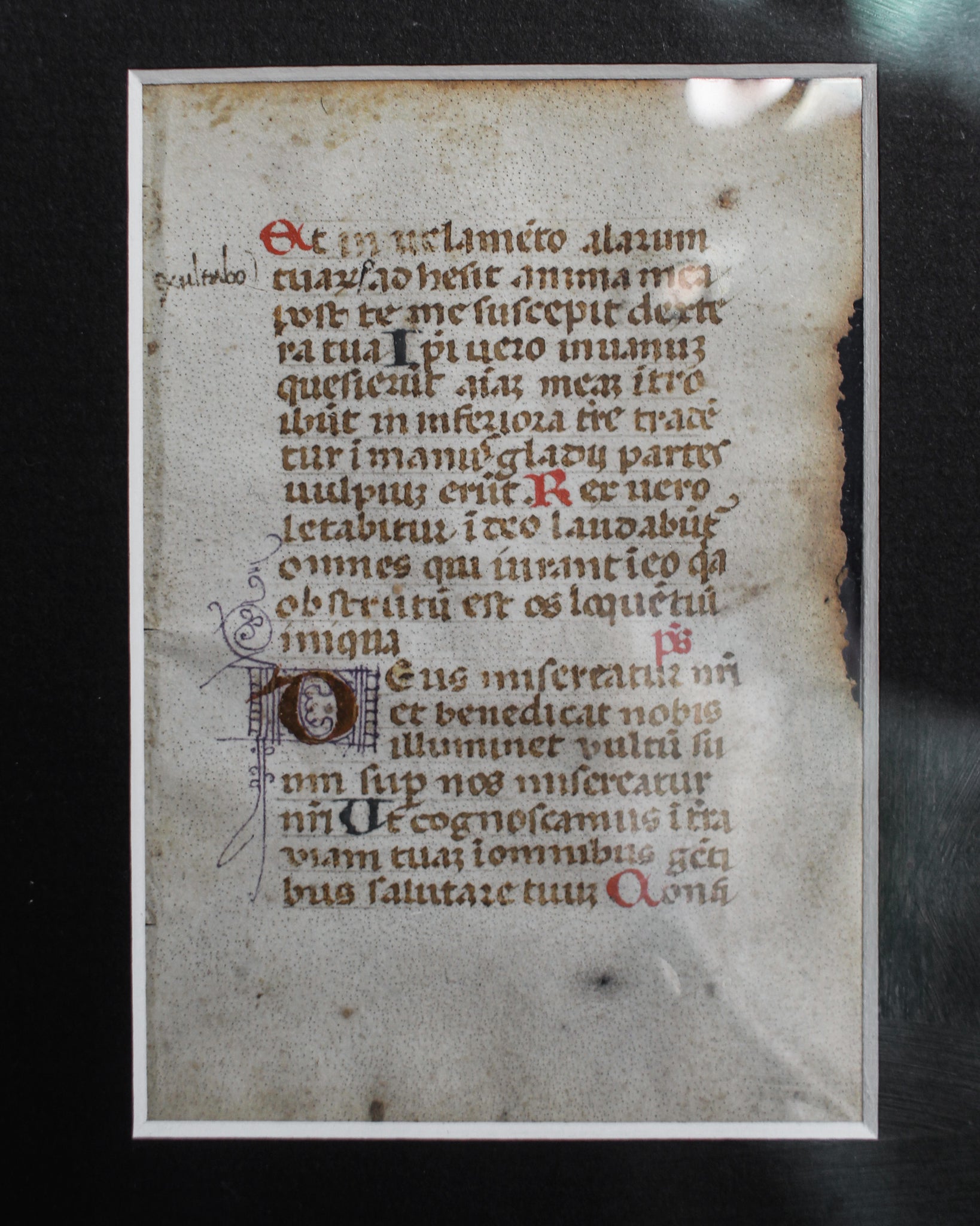 15th Century French Vellum Manuscript