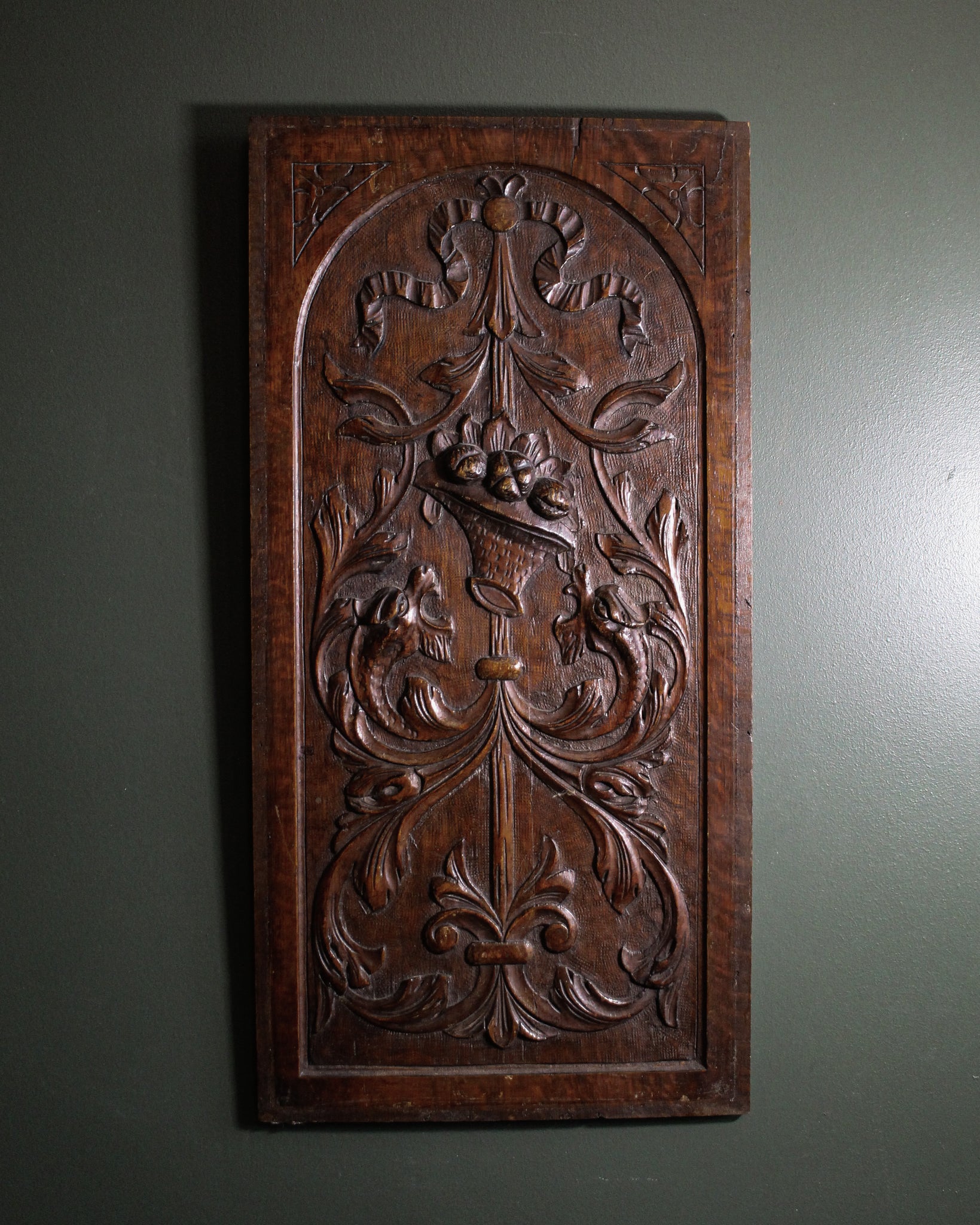 Carved Dragon Panel