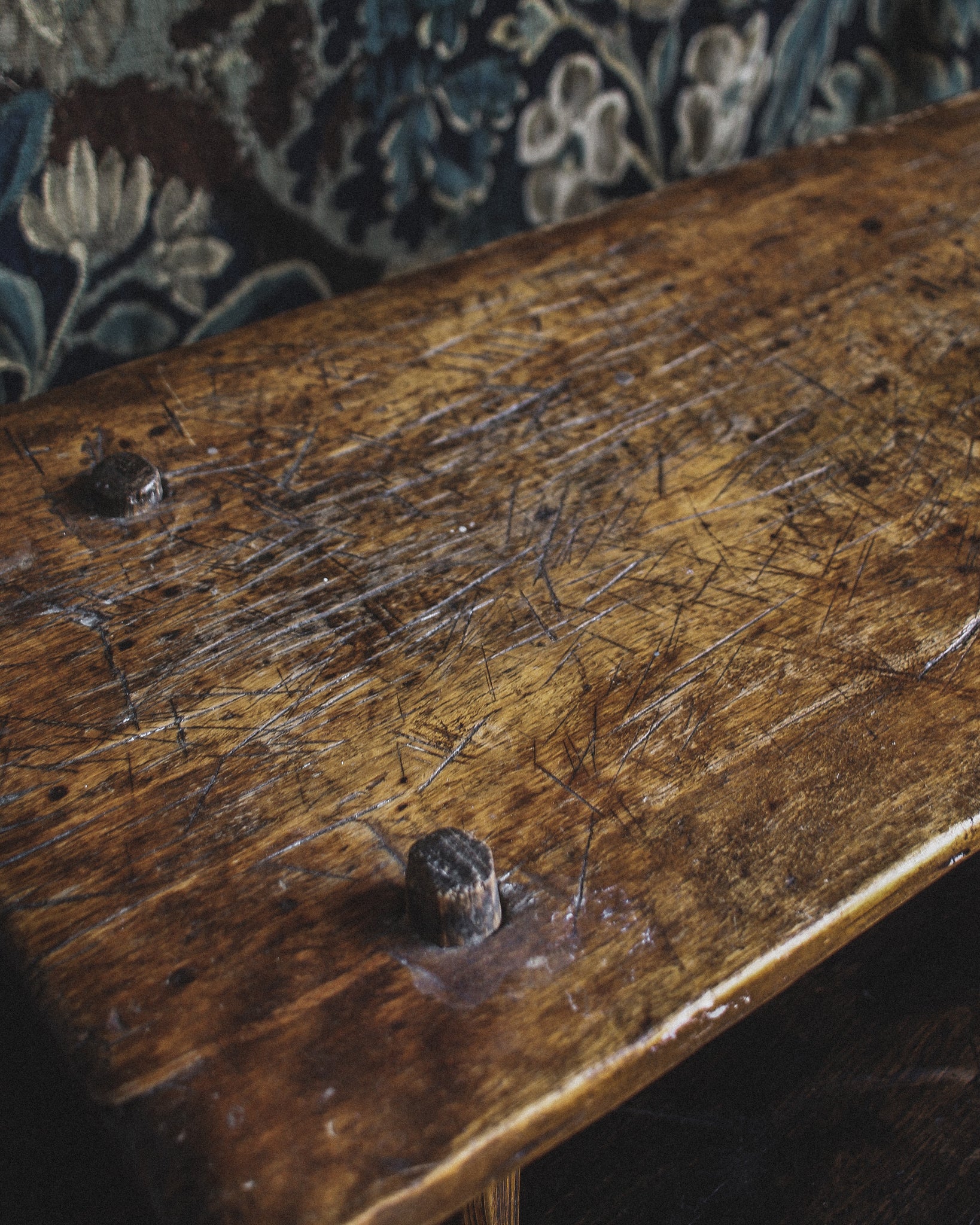 Small Primitive Stick Bench