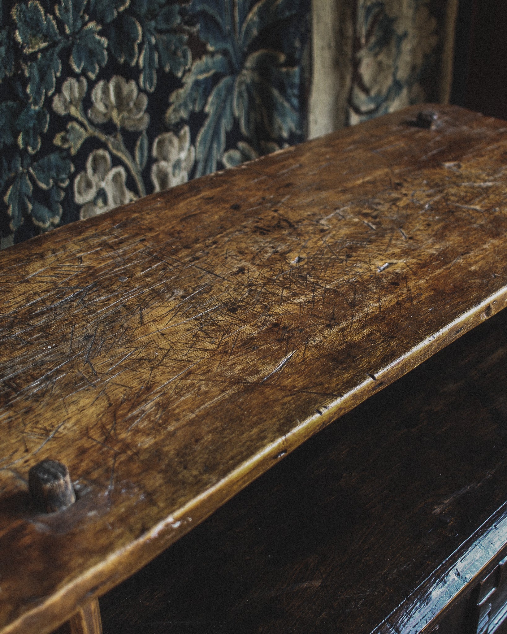 Small Primitive Stick Bench