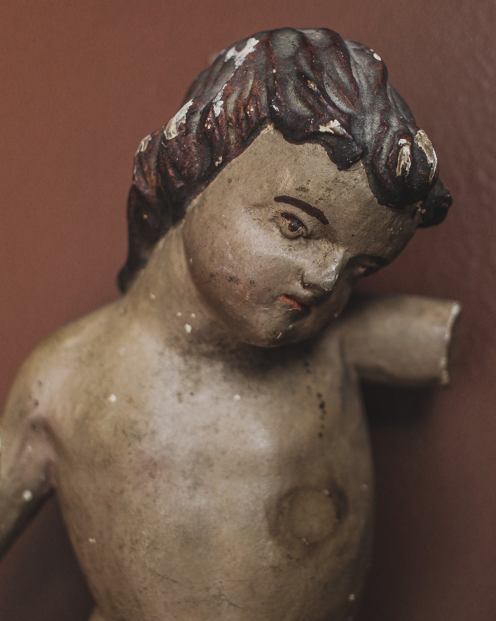 Polychrome Cherub - A