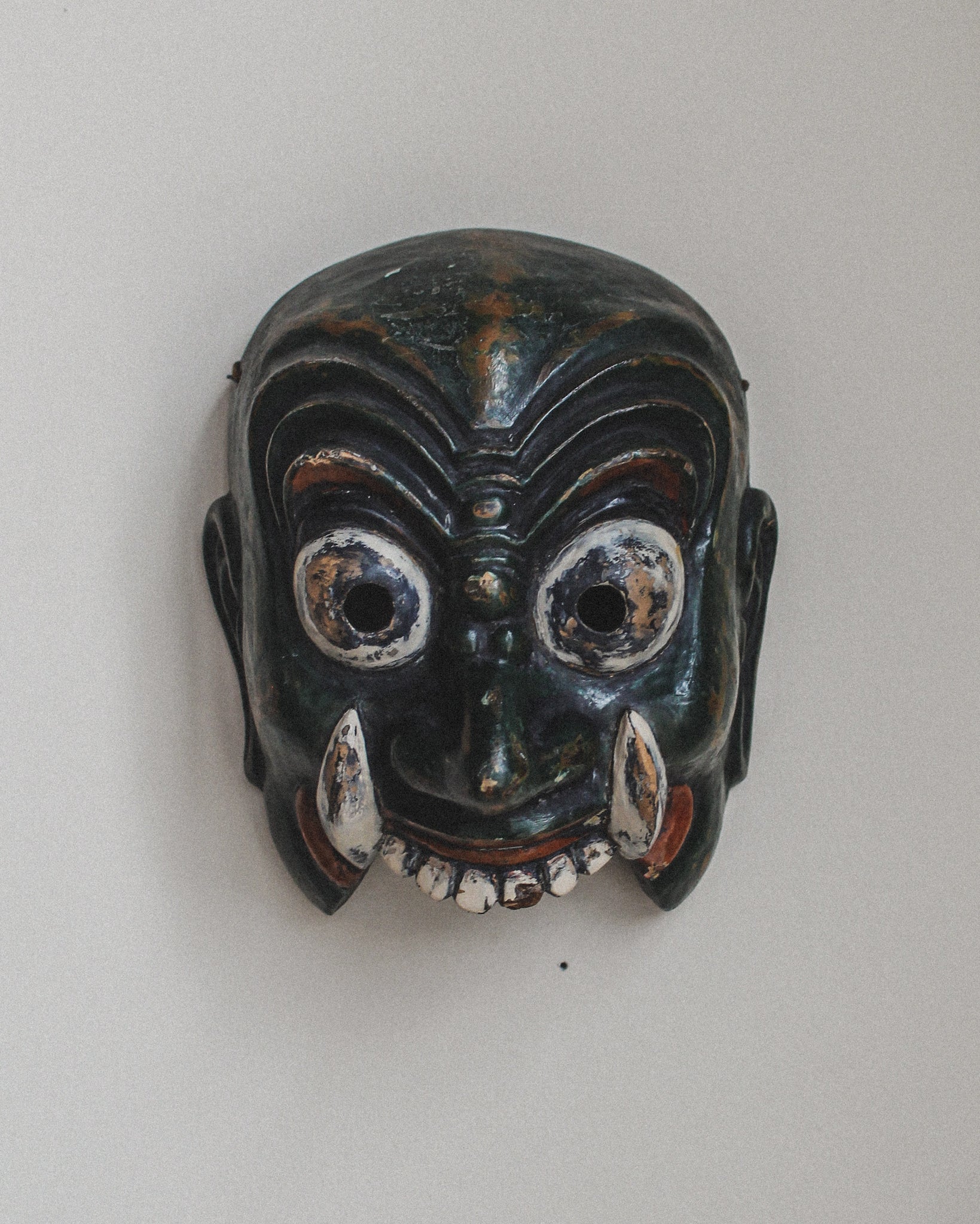 Japanese Noh Theatre Mask of Bugaku