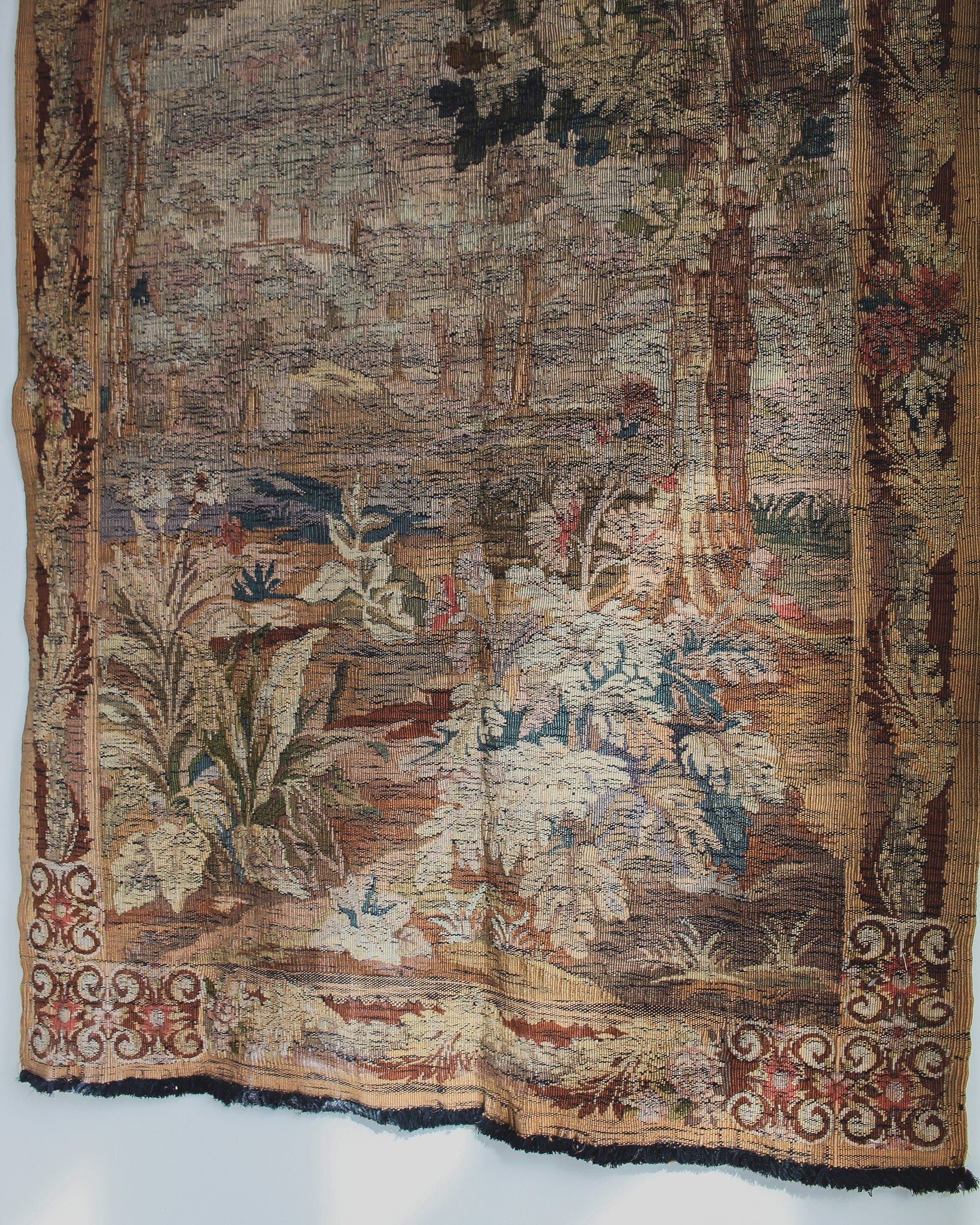 French Aubusson Nature Tapestry