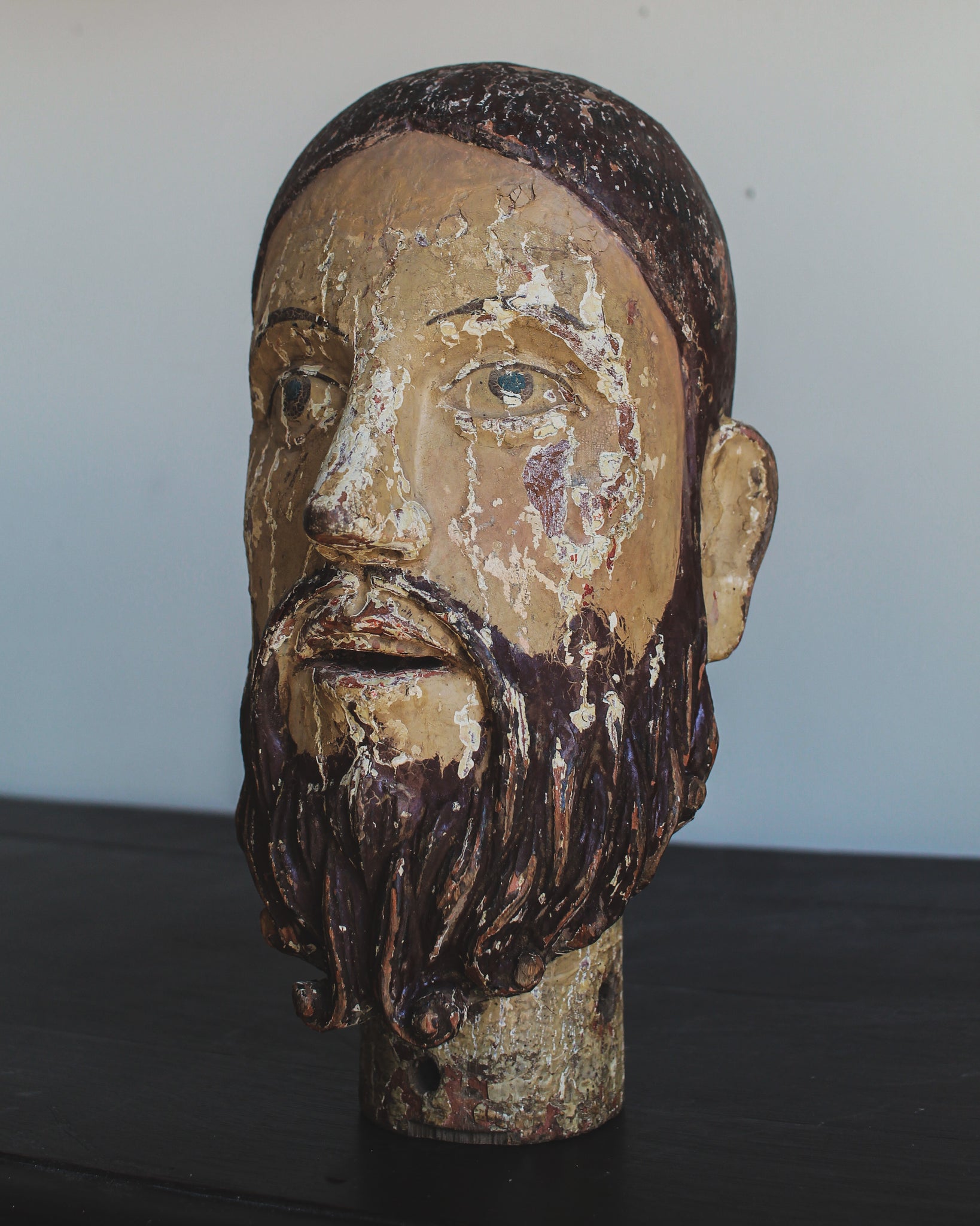 Carved Head Of Christ